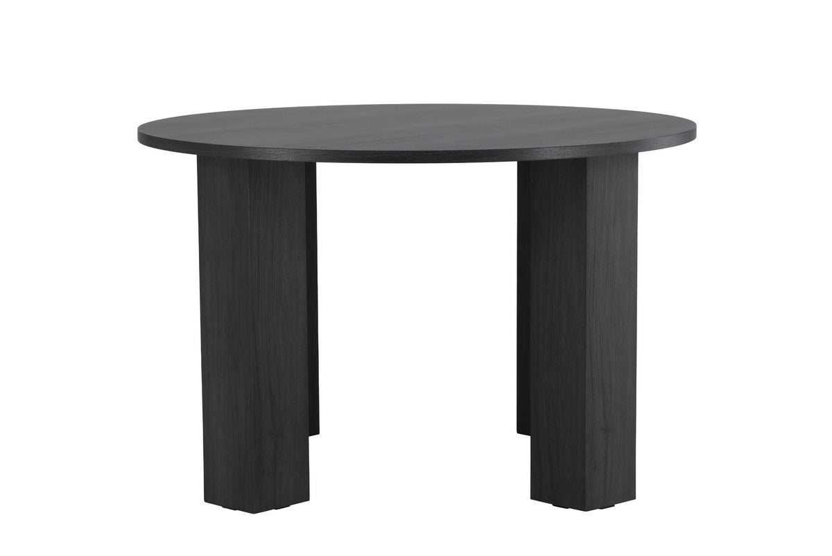 Juno Runder Esstisch in Schwarz präsentiert im Onlineshop von KAQTU Design AG. Esstisch ist von Venture Home