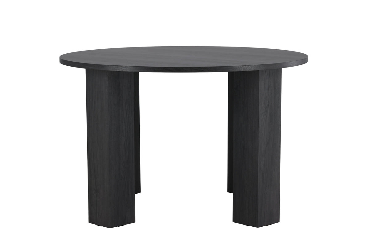 Juno Runder Esstisch in Schwarz präsentiert im Onlineshop von KAQTU Design AG. Esstisch ist von Venture Home
