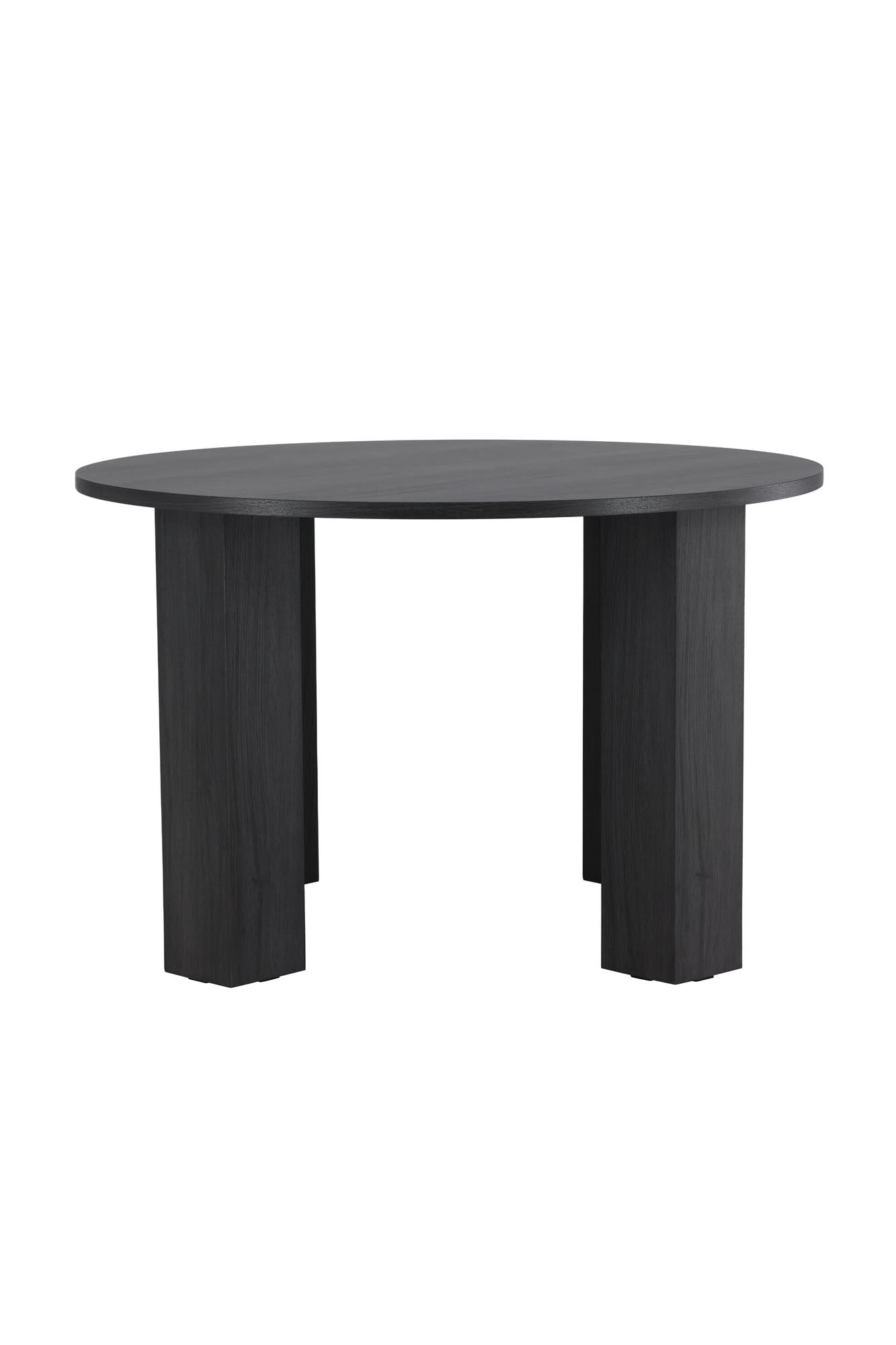 Juno Runder Esstisch in Schwarz präsentiert im Onlineshop von KAQTU Design AG. Esstisch ist von Venture Home