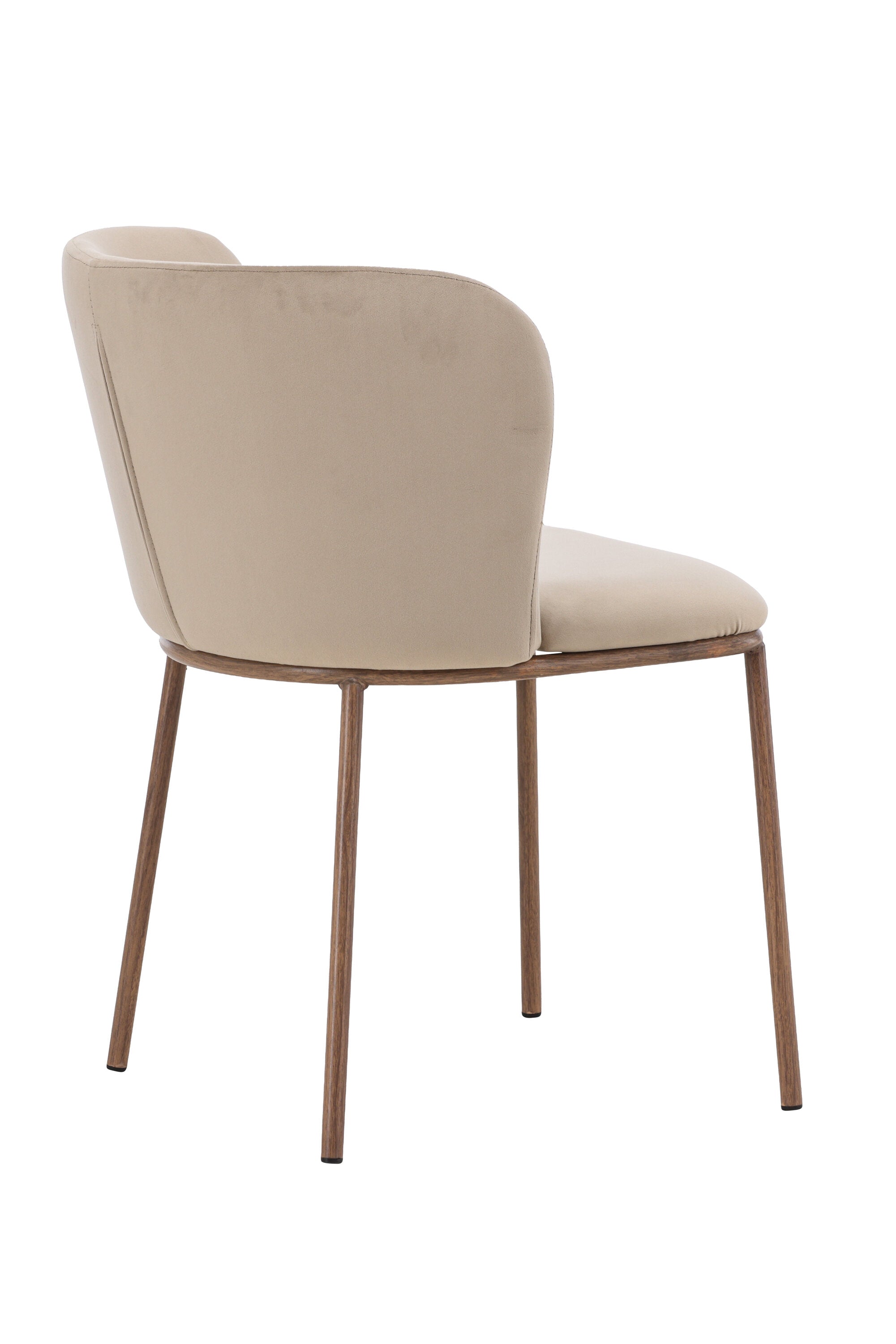 Edina Esszimmerstuhl in Beige präsentiert im Onlineshop von KAQTU Design AG. Stuhl ist von Venture Home