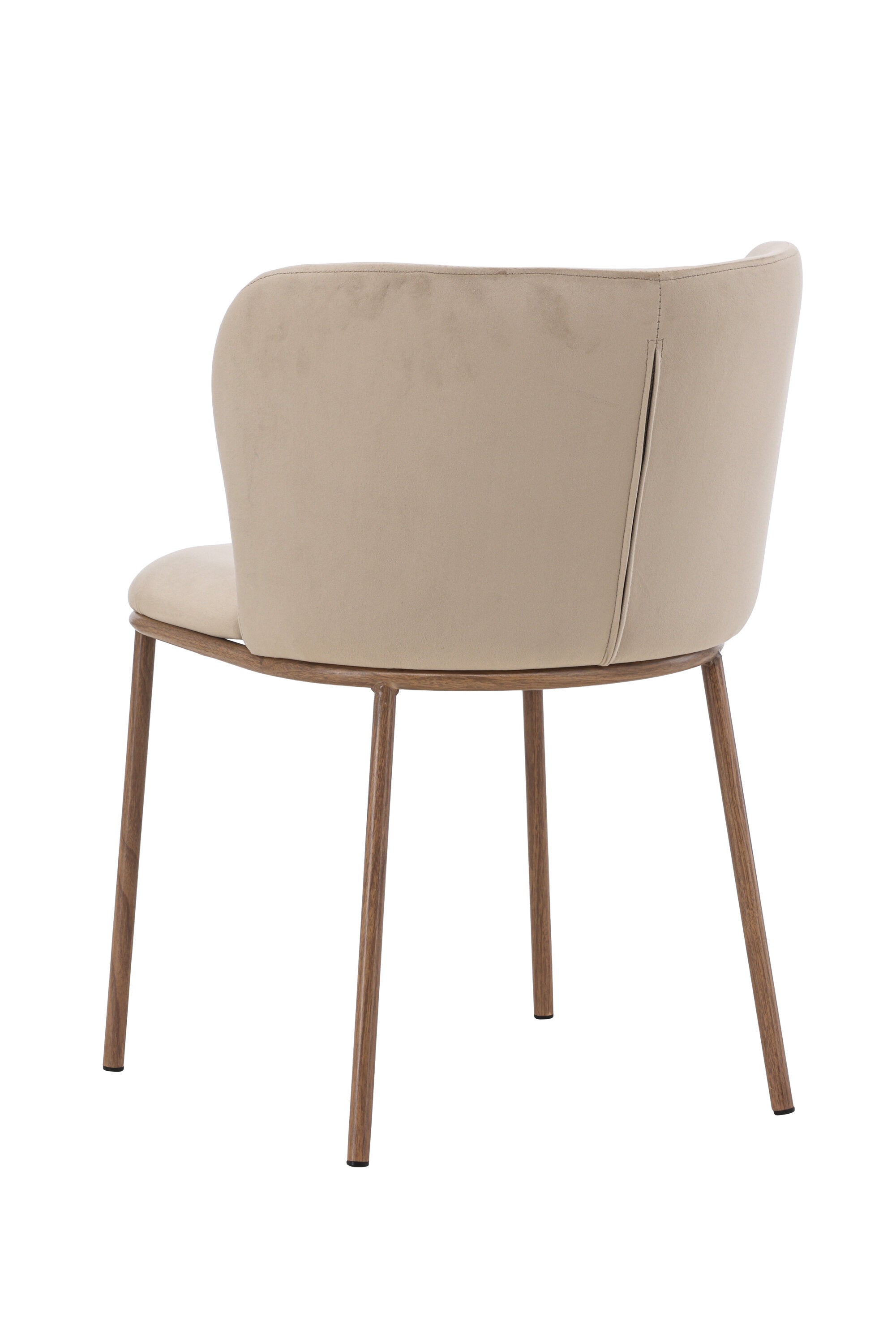 Edina Esszimmerstuhl in Beige präsentiert im Onlineshop von KAQTU Design AG. Stuhl ist von Venture Home