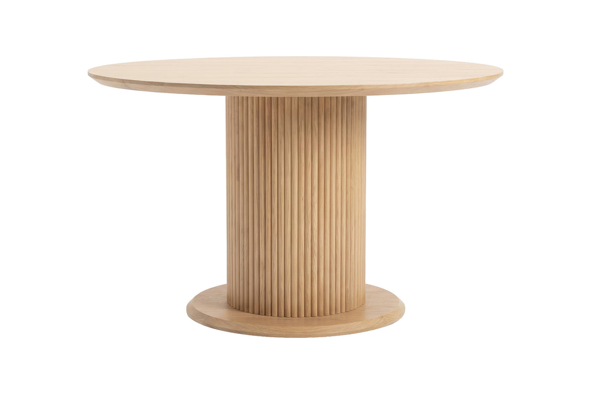 Reko Round Esstisch in Natur präsentiert im Onlineshop von KAQTU Design AG. Esstisch ist von Venture Home