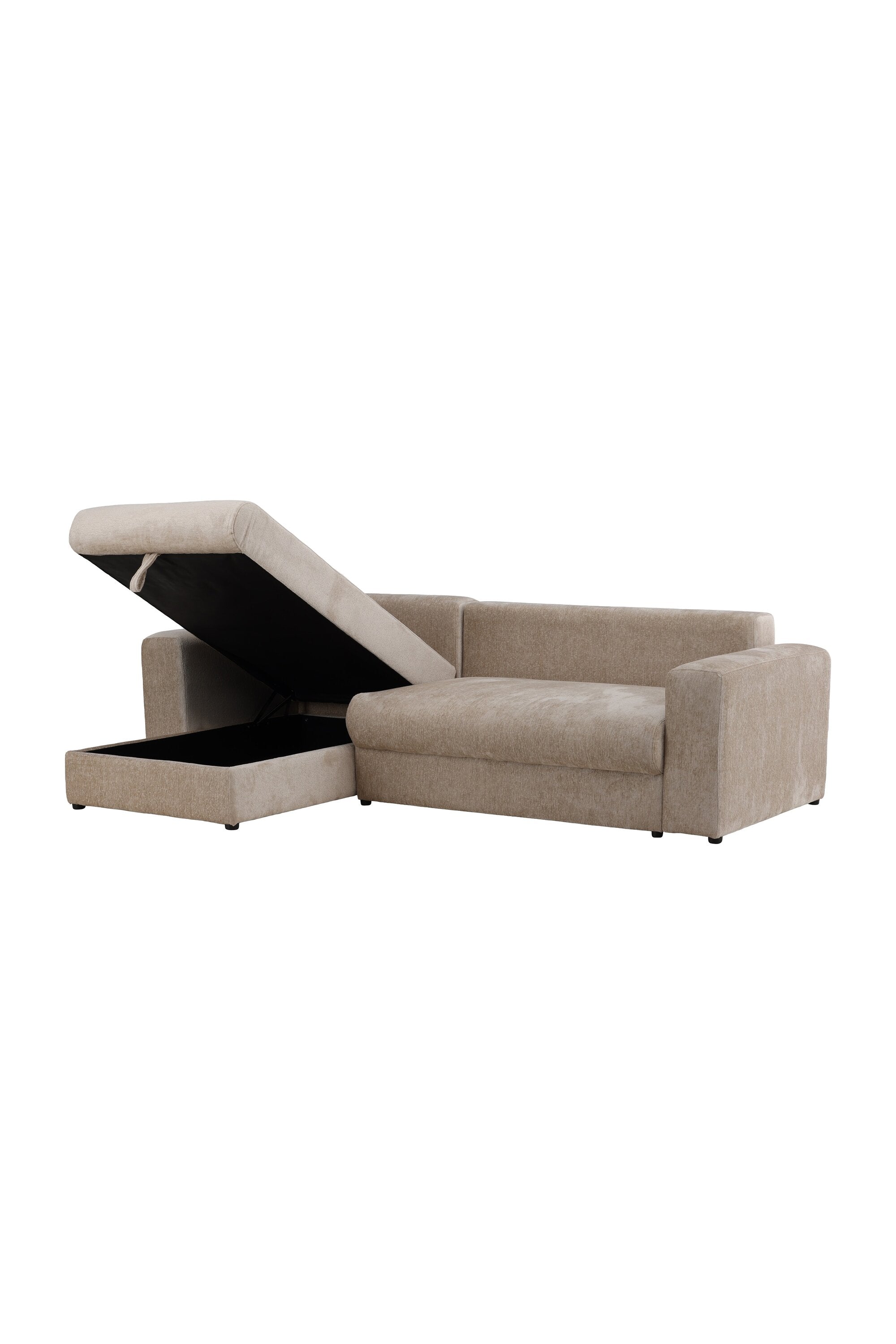 Bellman verstellbares Bett in Beige präsentiert im Onlineshop von KAQTU Design AG. L-Sofa rechts ist von Venture Home