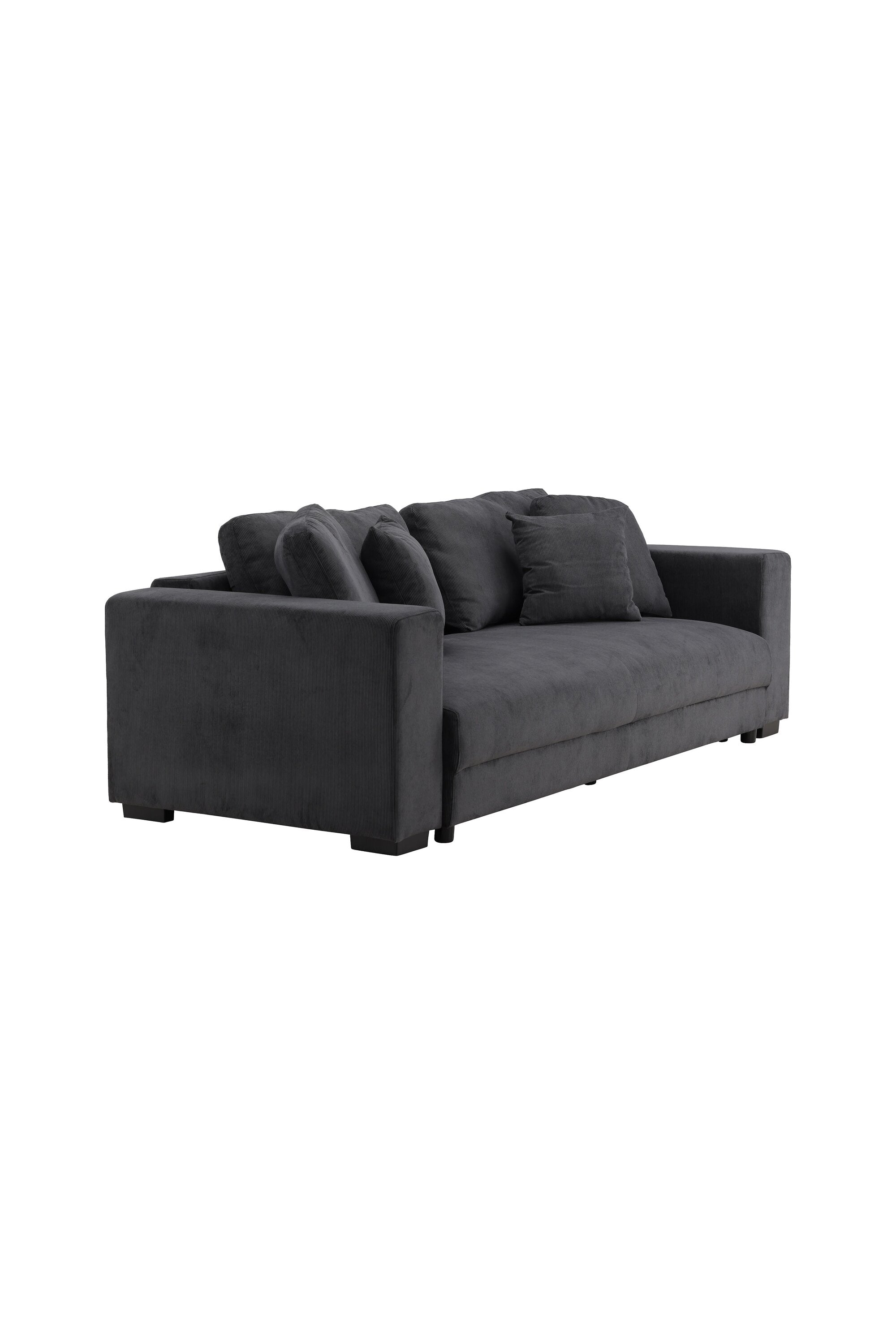Bellman verstellbares Bett in Dunkelgrau präsentiert im Onlineshop von KAQTU Design AG. 2er Sofa ist von Venture Home
