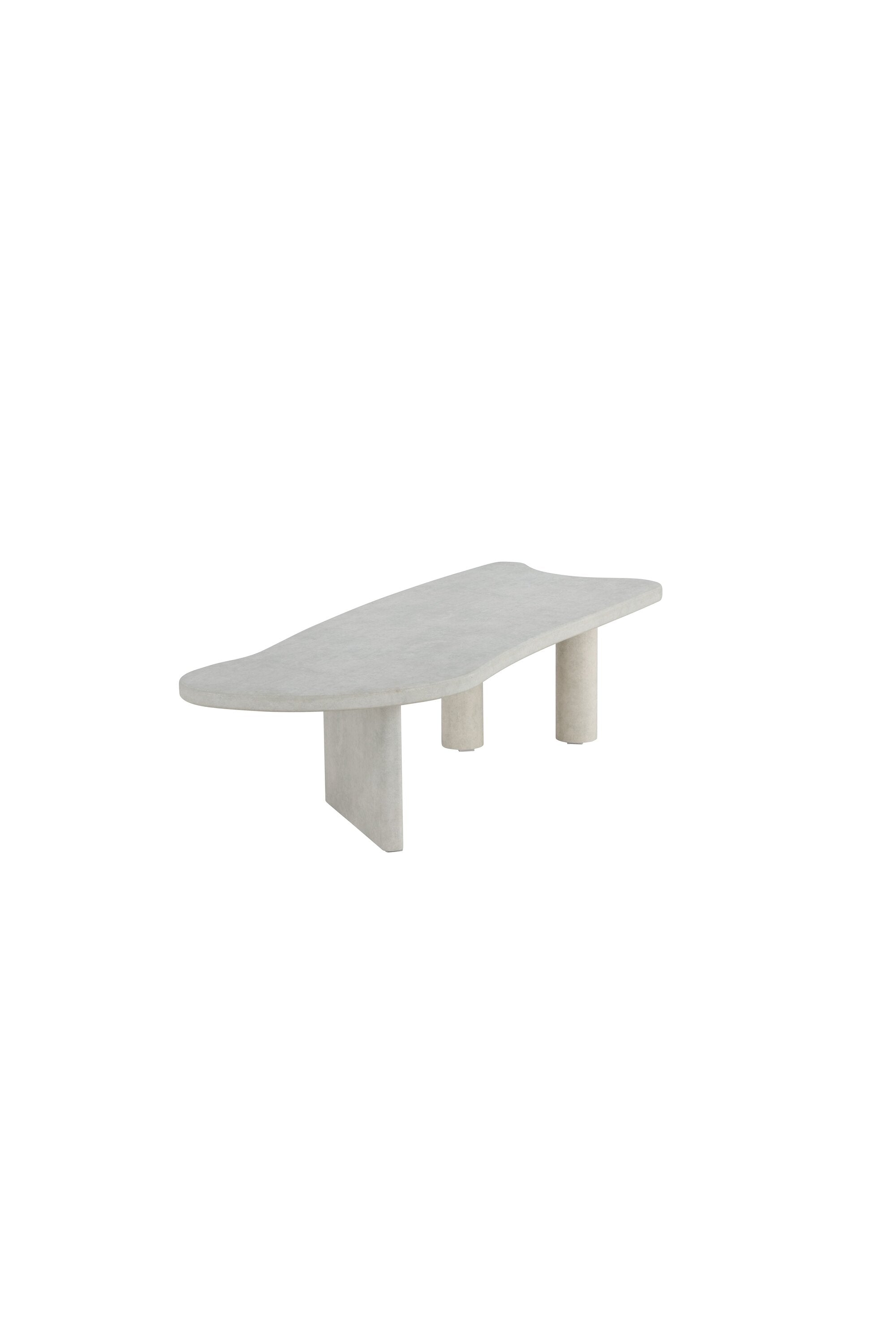 Polle Sofatisch in Hellgrau präsentiert im Onlineshop von KAQTU Design AG. Beistelltisch ist von Venture Home