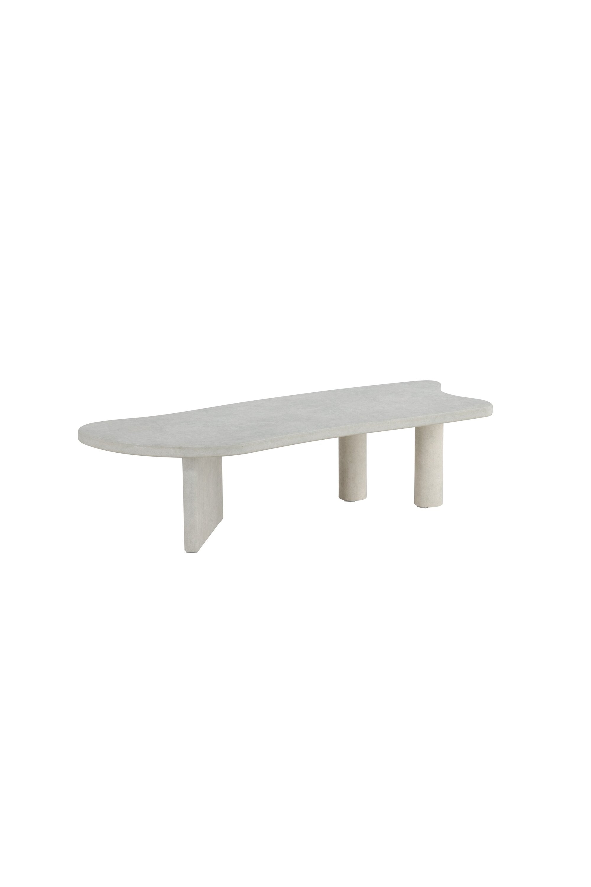 Polle Sofatisch in Hellgrau präsentiert im Onlineshop von KAQTU Design AG. Beistelltisch ist von Venture Home