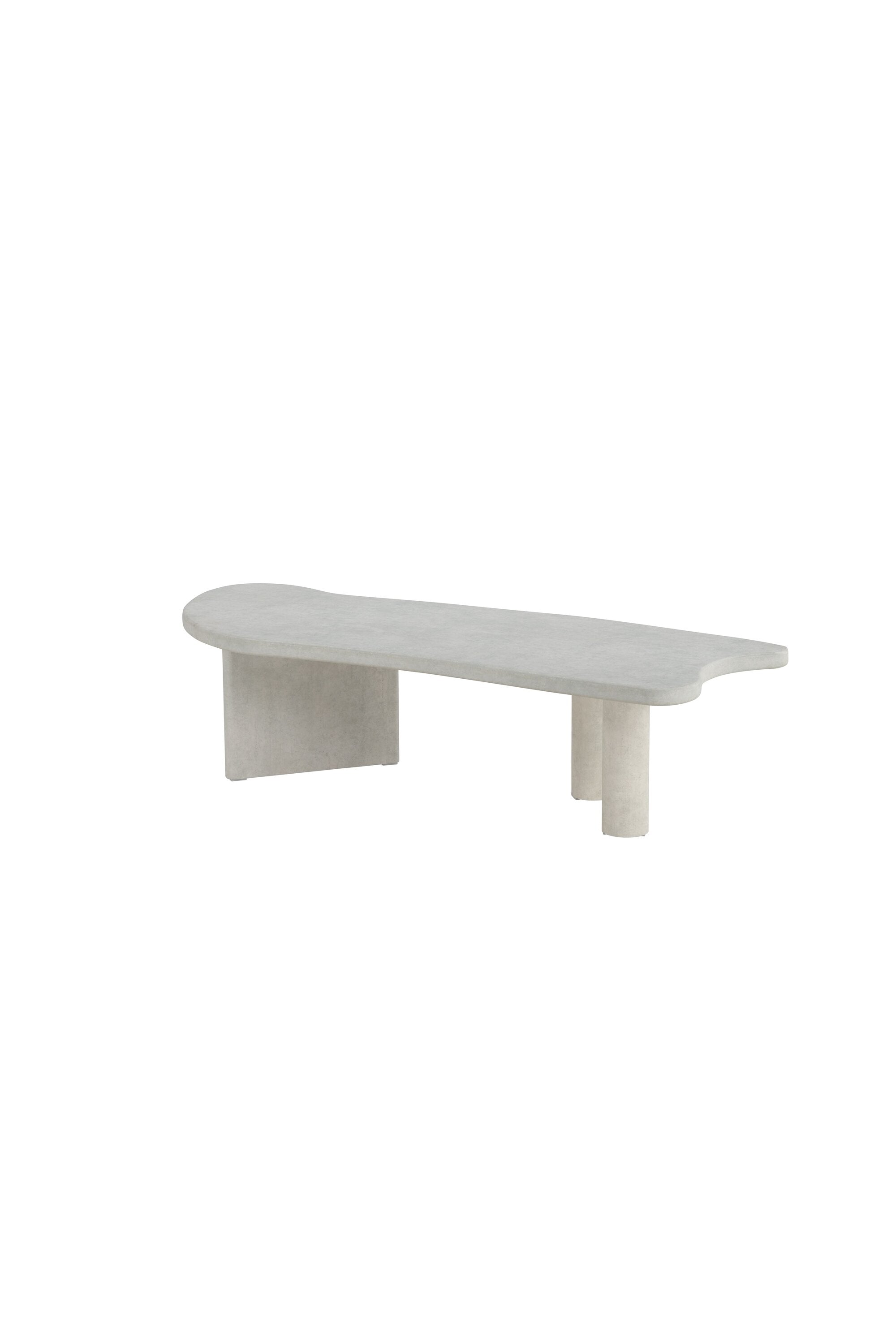 Polle Sofatisch in Hellgrau präsentiert im Onlineshop von KAQTU Design AG. Beistelltisch ist von Venture Home
