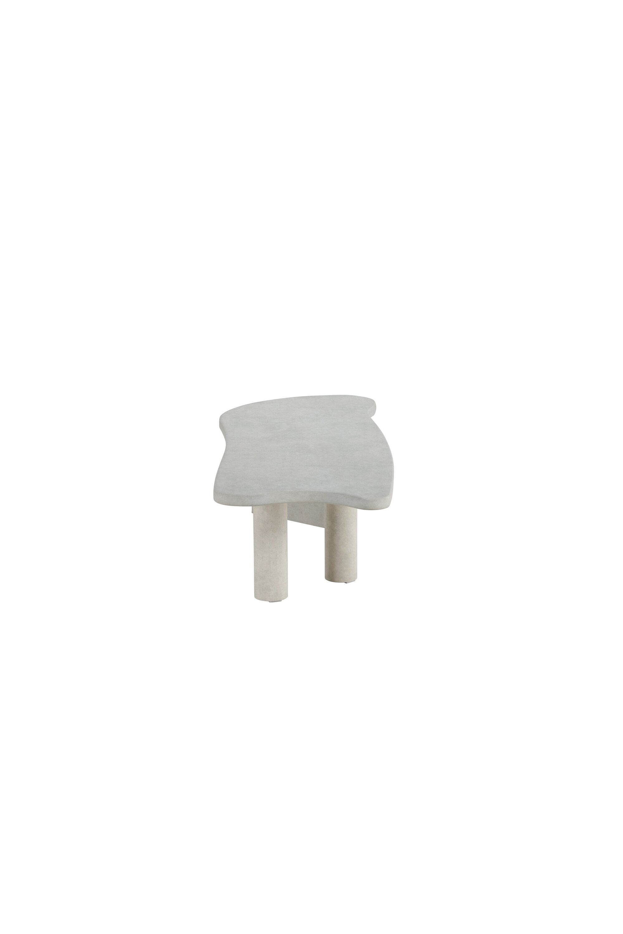 Polle Sofatisch in Hellgrau präsentiert im Onlineshop von KAQTU Design AG. Beistelltisch ist von Venture Home