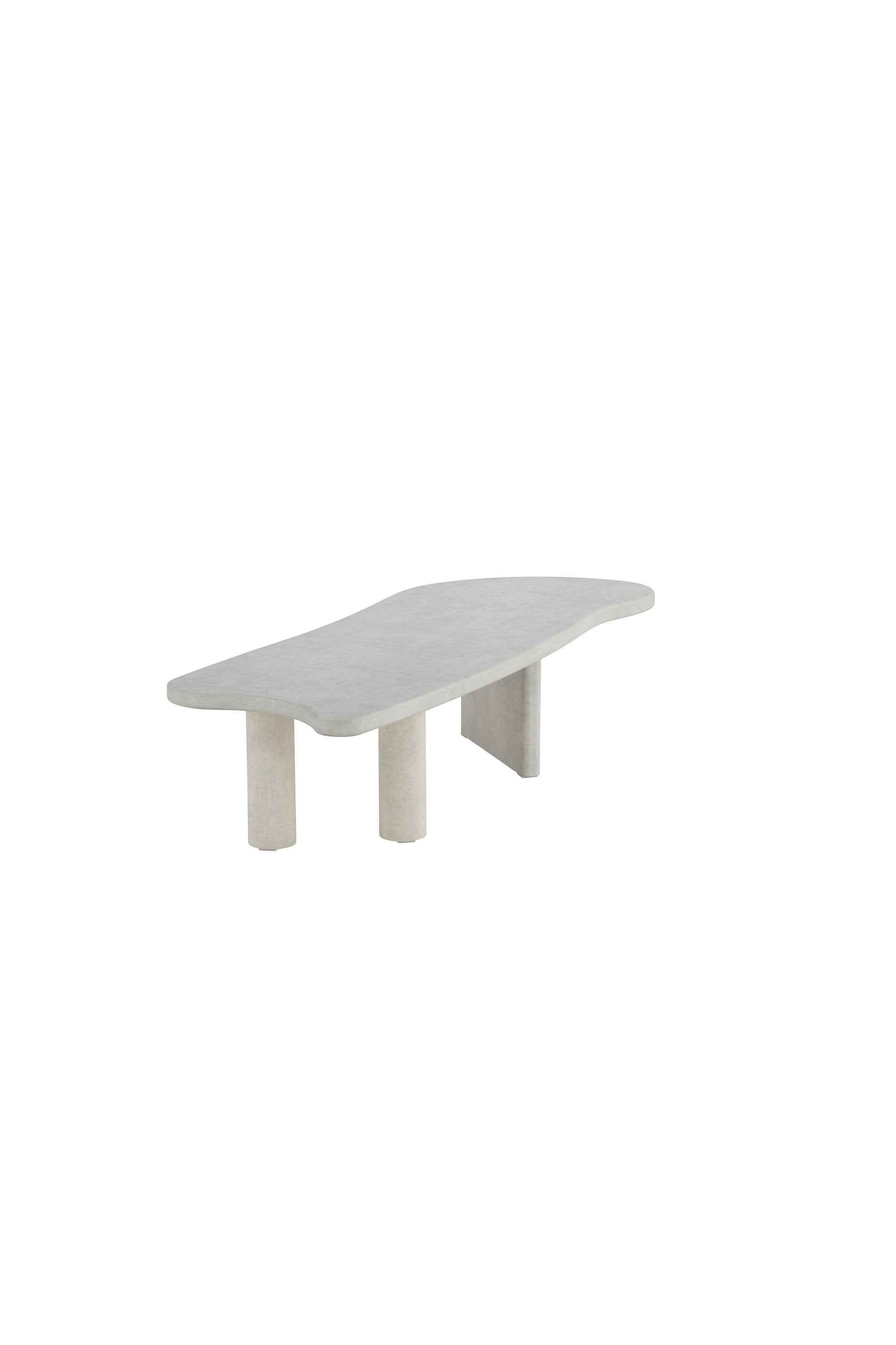 Polle Sofatisch in Hellgrau präsentiert im Onlineshop von KAQTU Design AG. Beistelltisch ist von Venture Home
