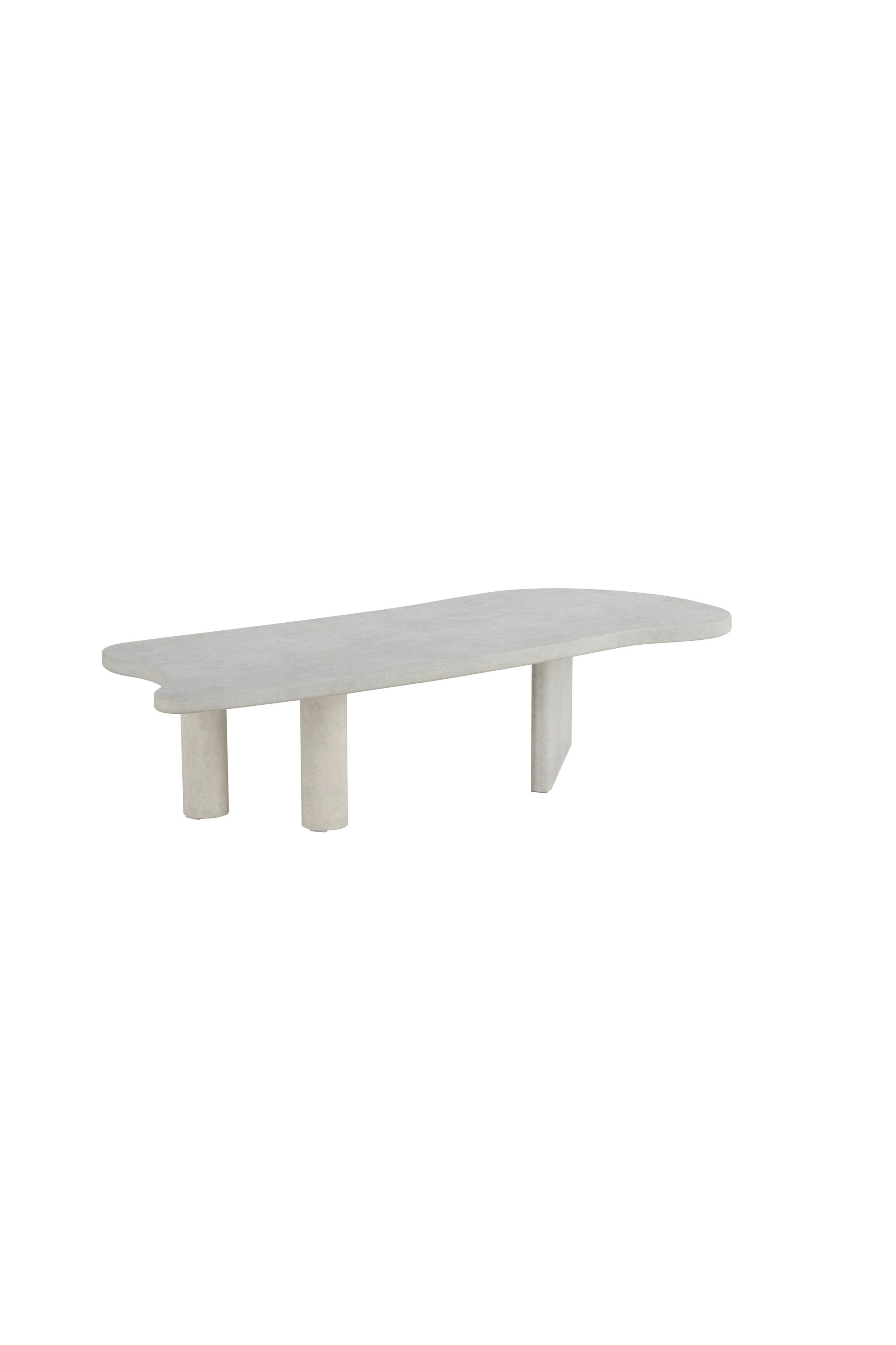 Polle Sofatisch in Hellgrau präsentiert im Onlineshop von KAQTU Design AG. Beistelltisch ist von Venture Home