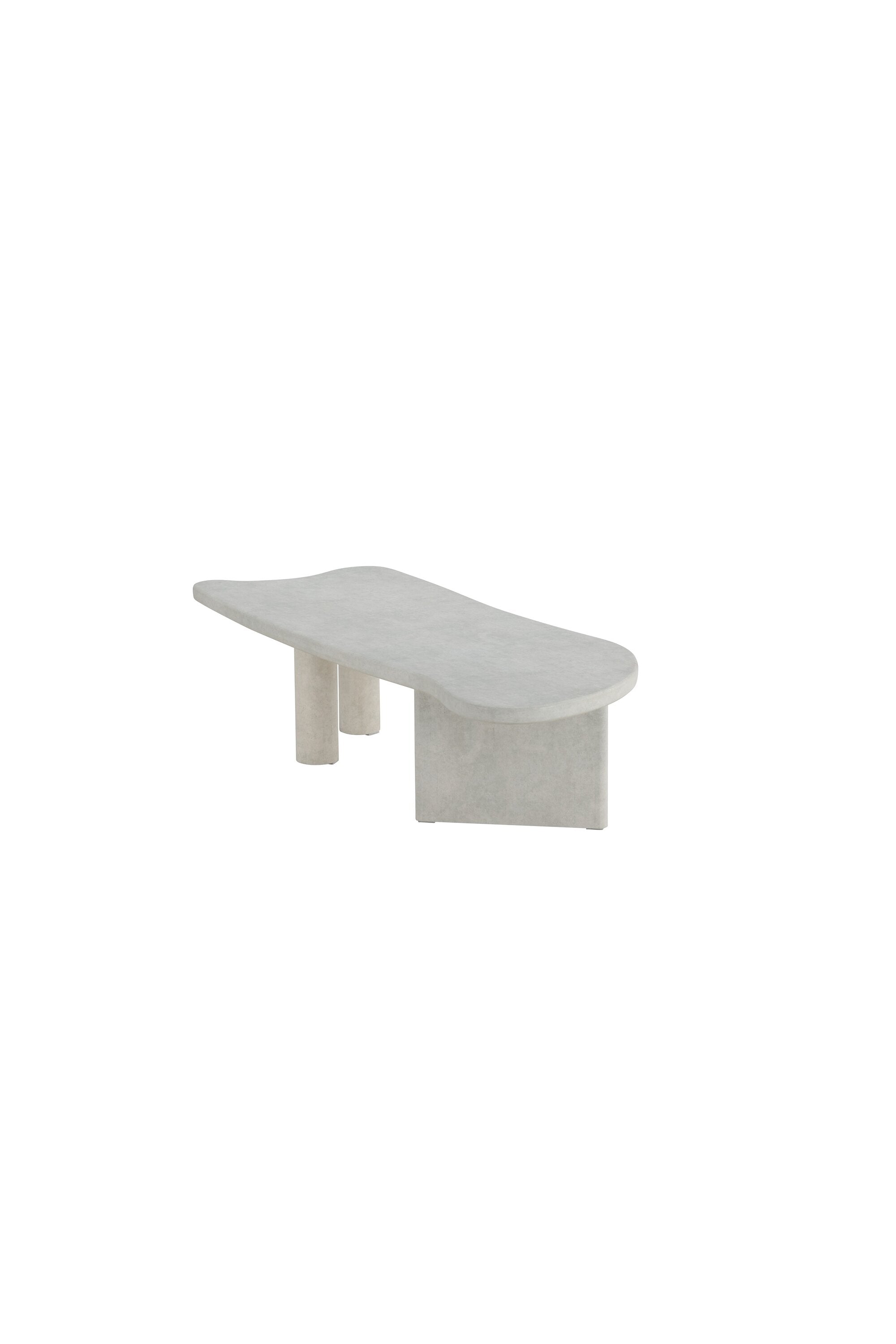 Polle Sofatisch in Hellgrau präsentiert im Onlineshop von KAQTU Design AG. Beistelltisch ist von Venture Home