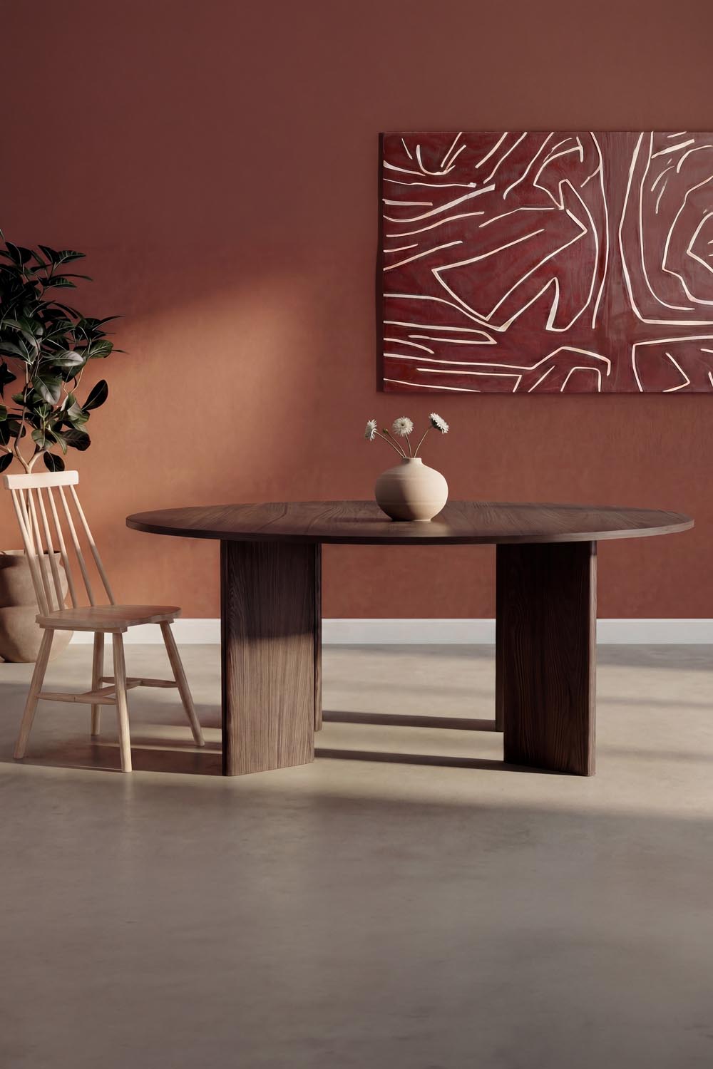 Graos Runder Esstisch in Mokka präsentiert im Onlineshop von KAQTU Design AG. Gartentisch ist von Venture Home