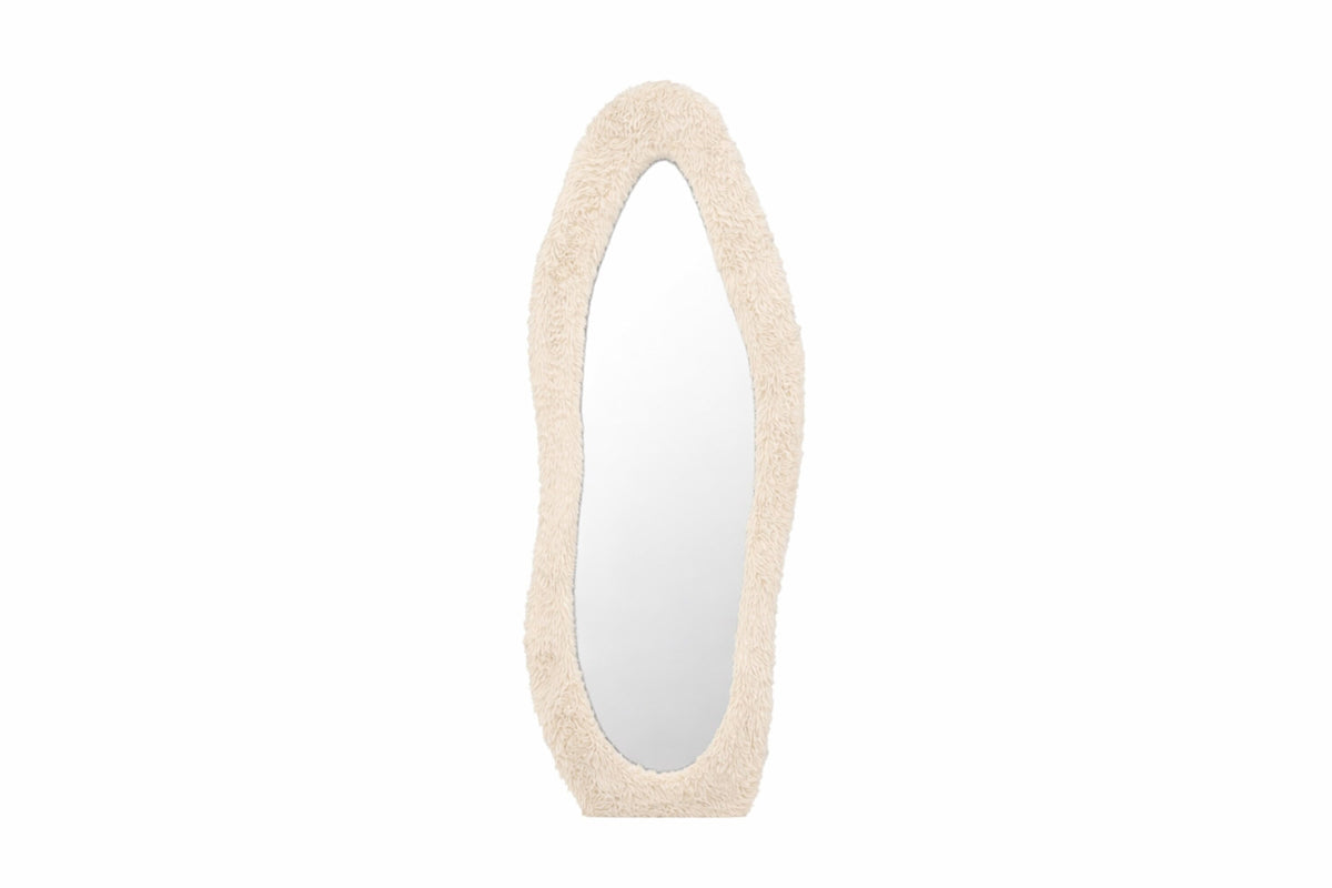Mirza Large Mirror in Beige präsentiert im Onlineshop von KAQTU Design AG. Spiegel ist von Venture Home