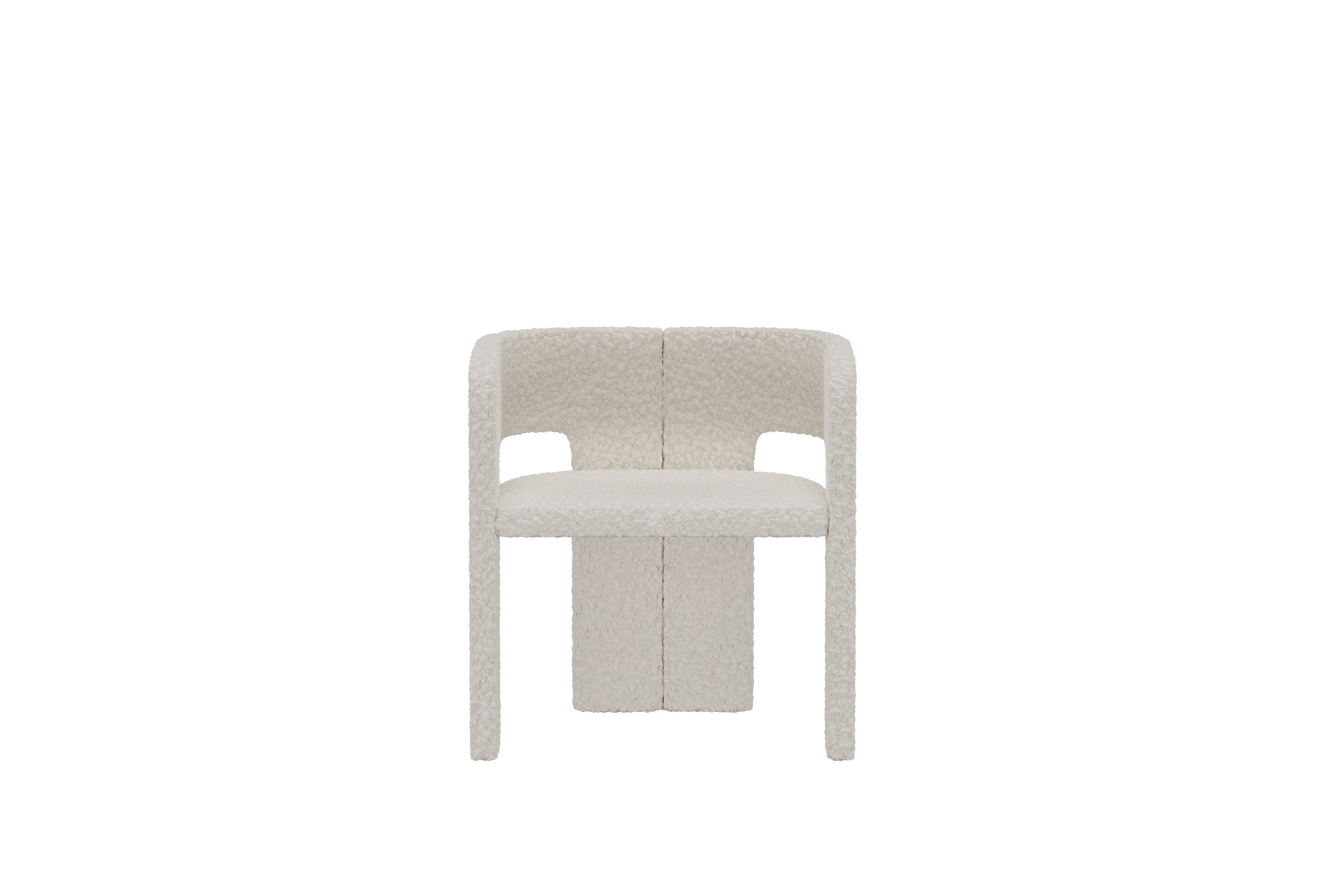 Kristin Esszimmerstuhl in Weiß präsentiert im Onlineshop von KAQTU Design AG. Stuhl ist von Venture Home