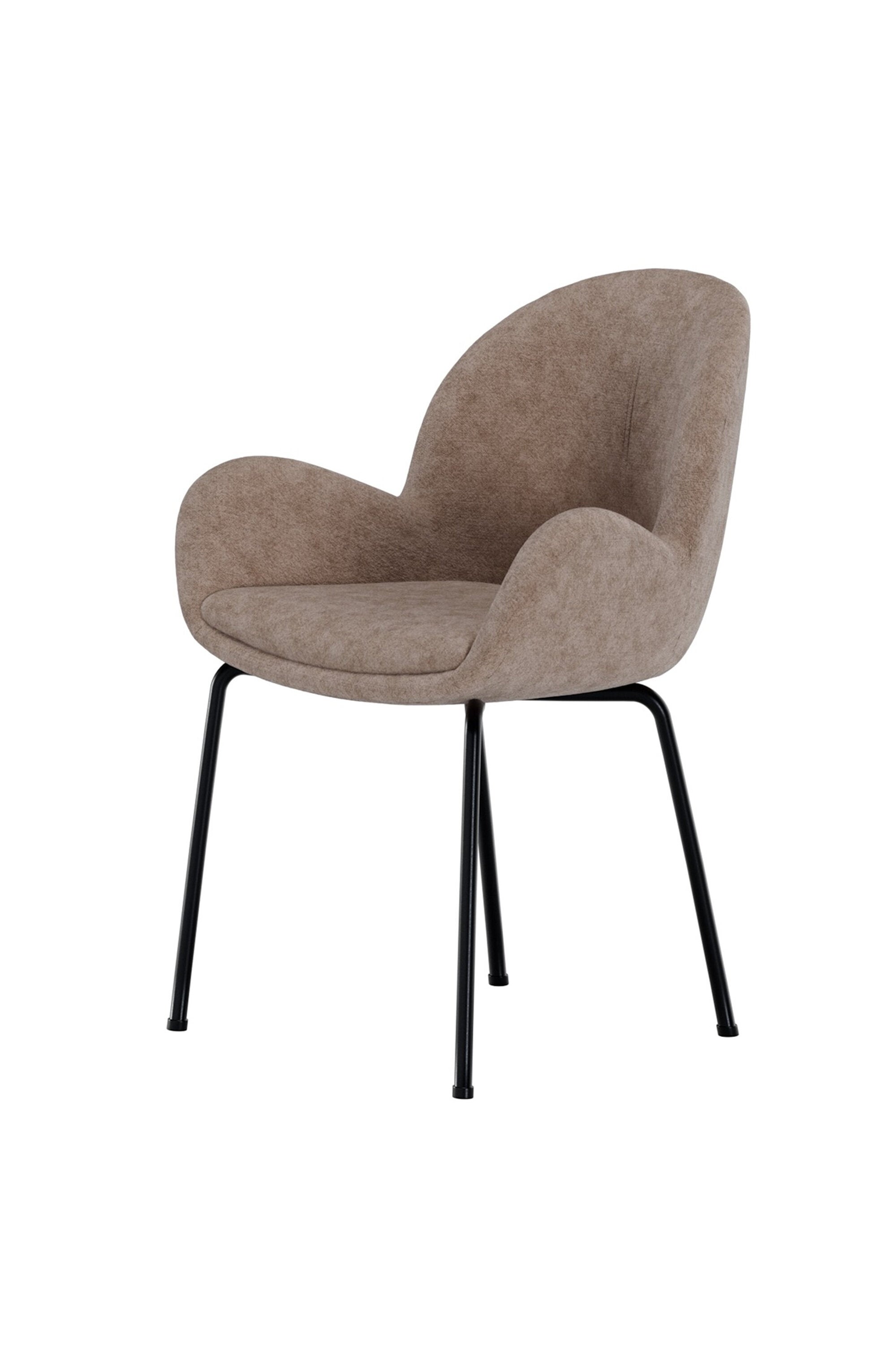 Florensa Esszimmerstuhl in Braun präsentiert im Onlineshop von KAQTU Design AG. Gartenstuhl mit Armlehnen ist von Venture Home