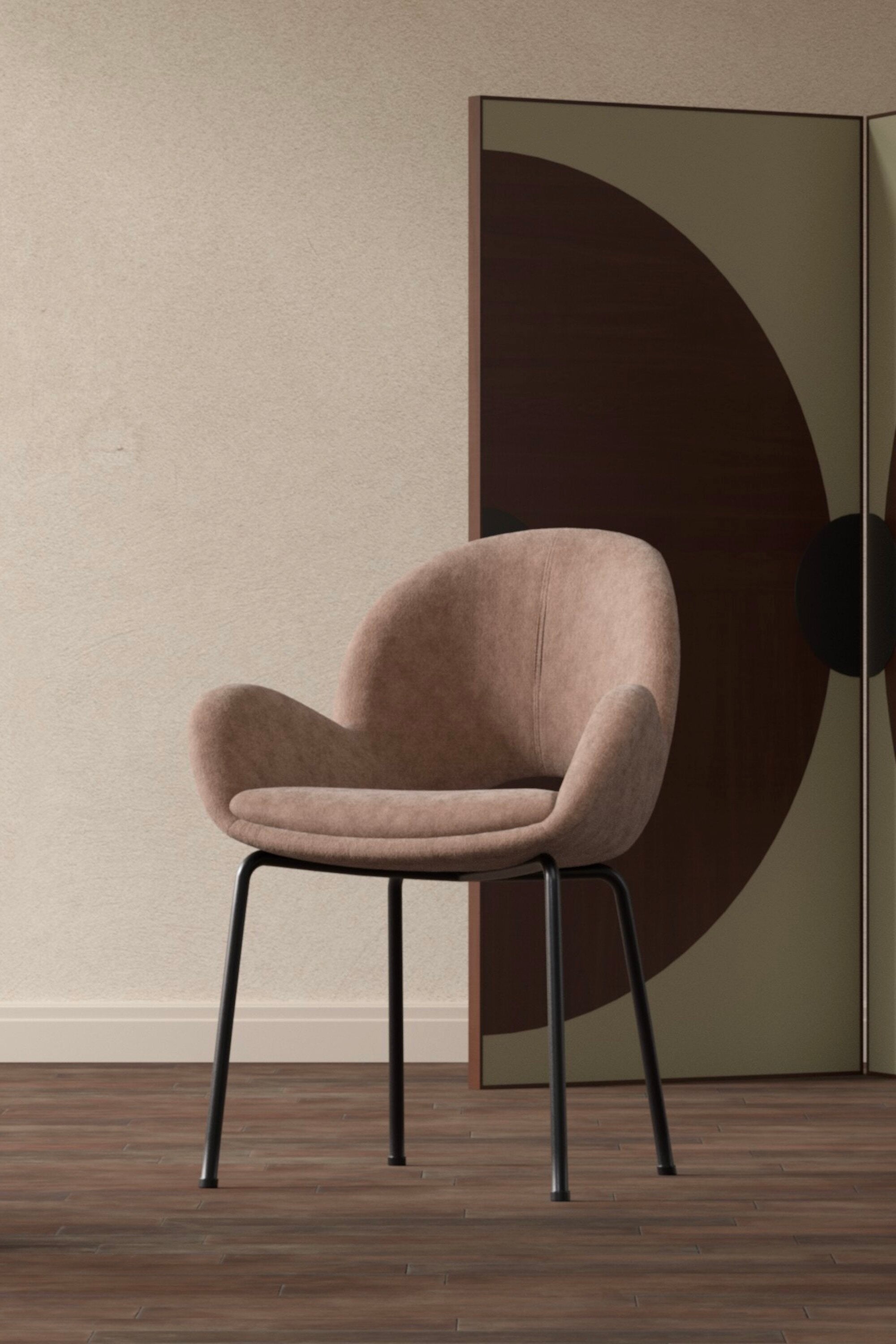 Florensa Esszimmerstuhl in Braun präsentiert im Onlineshop von KAQTU Design AG. Gartenstuhl mit Armlehnen ist von Venture Home