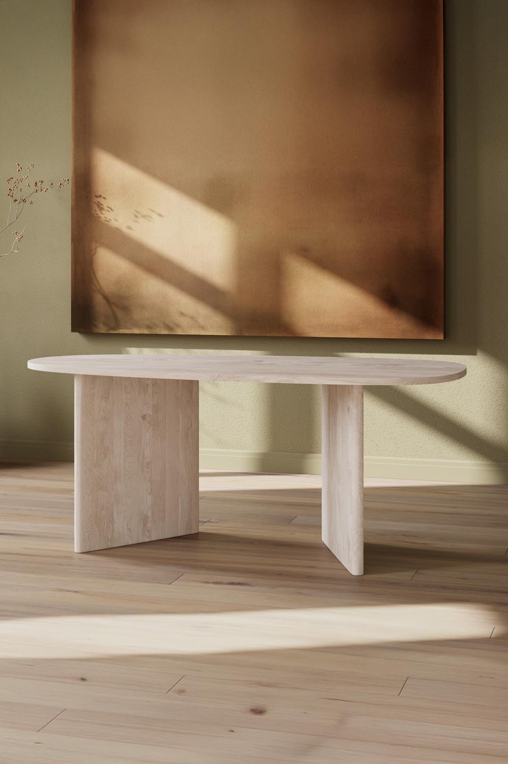 Grönvik Ovaler Esstisch in Natur präsentiert im Onlineshop von KAQTU Design AG. Esstisch ist von Venture Home