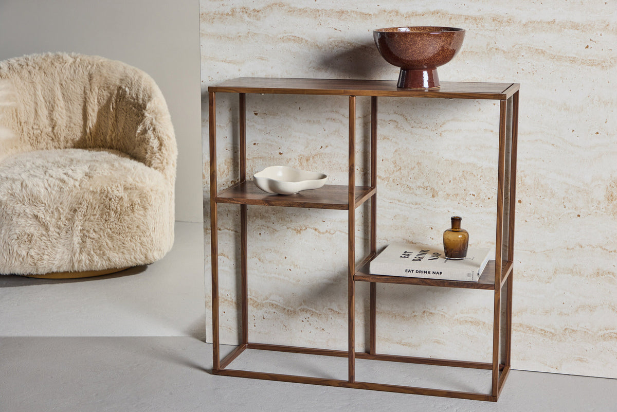 Staal Regal in Walnuss präsentiert im Onlineshop von KAQTU Design AG. Regal ist von Venture Home