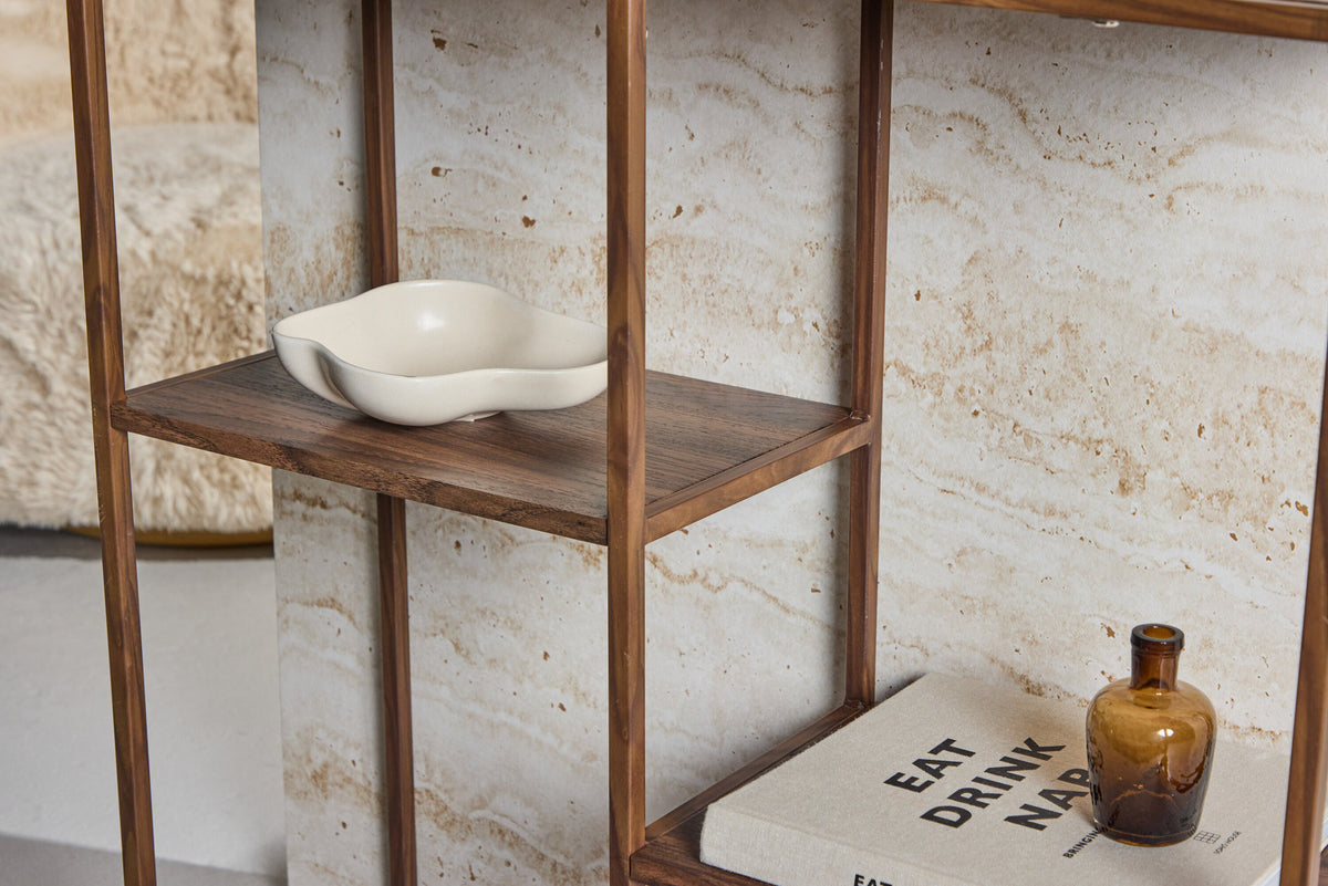 Staal Regal in Walnuss präsentiert im Onlineshop von KAQTU Design AG. Regal ist von Venture Home
