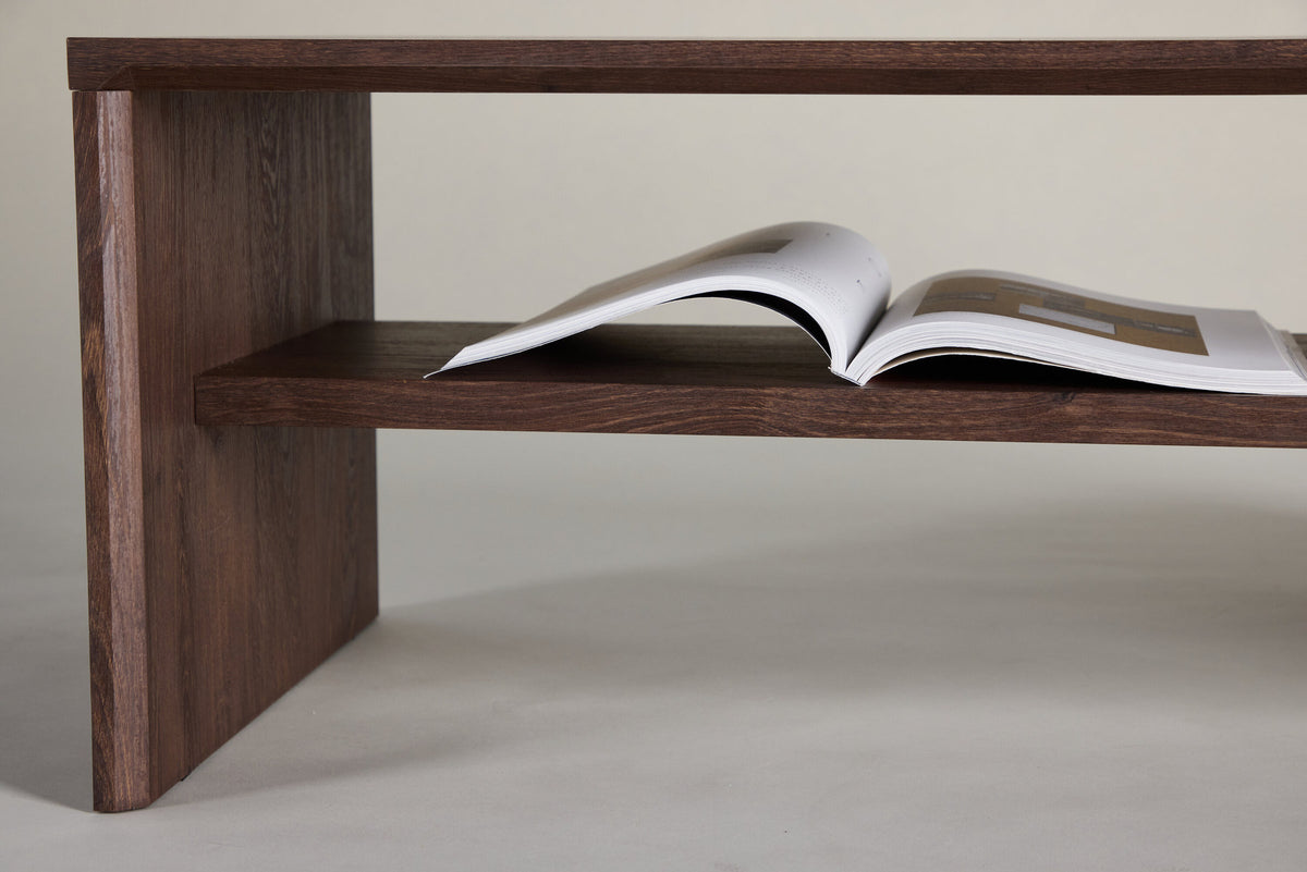 Telemarket Sofatisch in Mokka präsentiert im Onlineshop von KAQTU Design AG. Beistelltisch ist von Venture Home