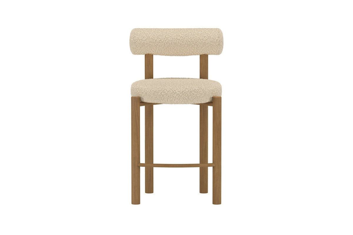 TIllo Barhocker in Weiss präsentiert im Onlineshop von KAQTU Design AG. Barstuhl ist von Venture Home