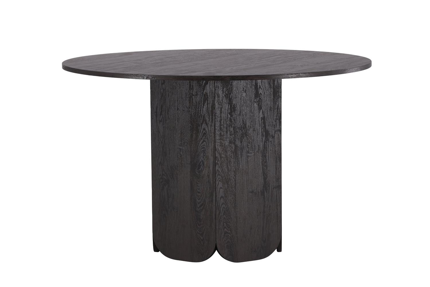Tekla Esstisch rund in Schwarz präsentiert im Onlineshop von KAQTU Design AG. Esstisch ist von Venture Home