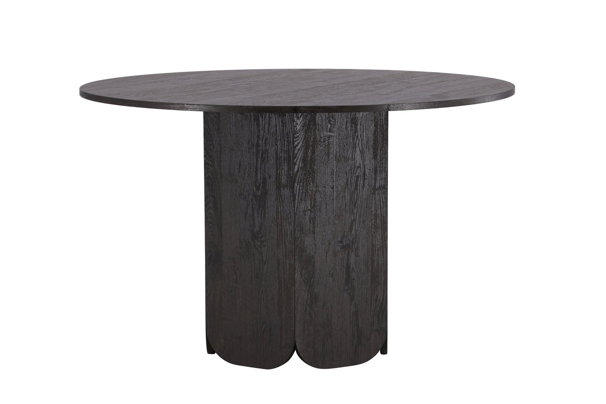 Tekla Esstisch rund in Schwarz präsentiert im Onlineshop von KAQTU Design AG. Esstisch ist von Venture Home