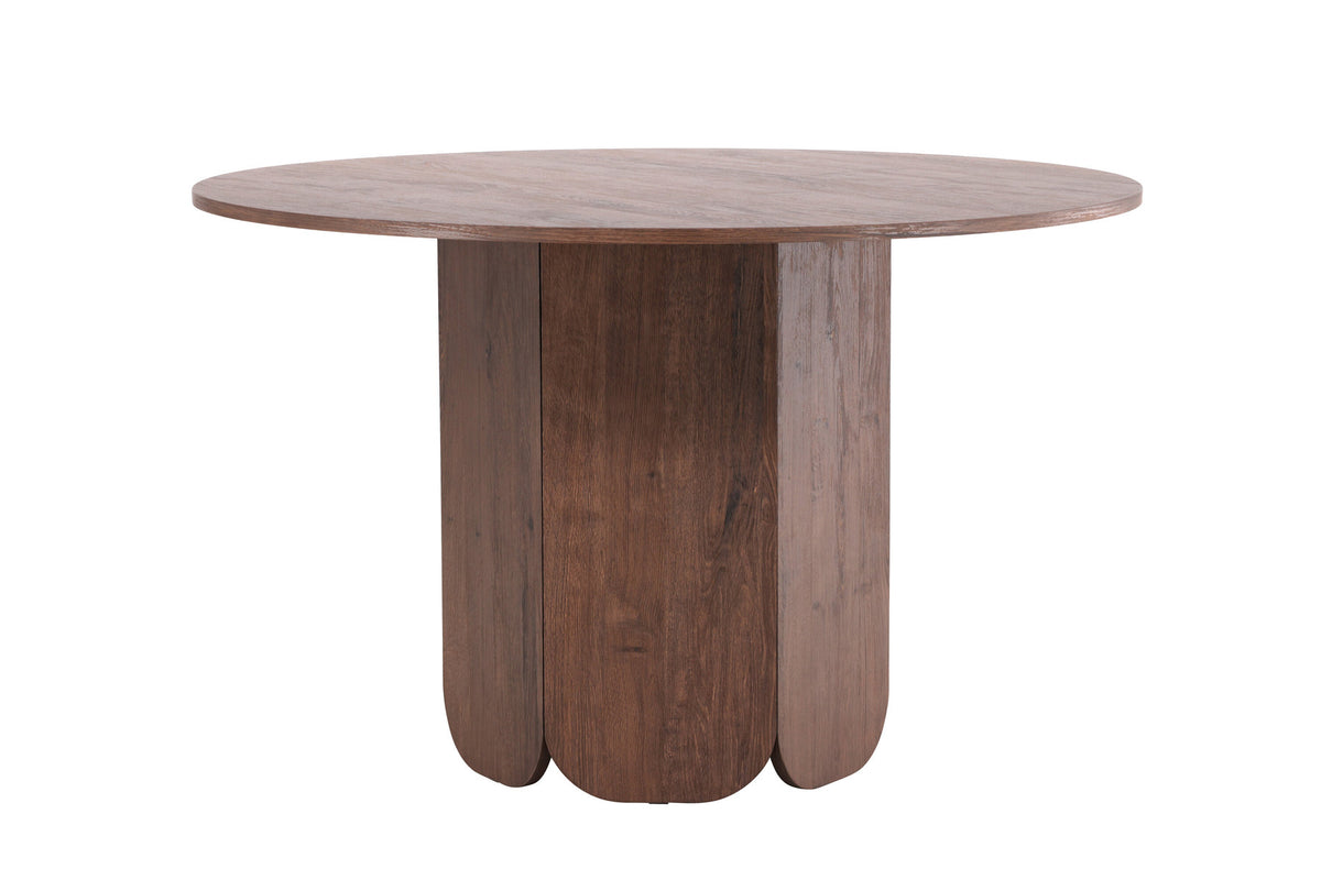Tekla Esstisch rund in Mokka präsentiert im Onlineshop von KAQTU Design AG. Esstisch ist von Venture Home