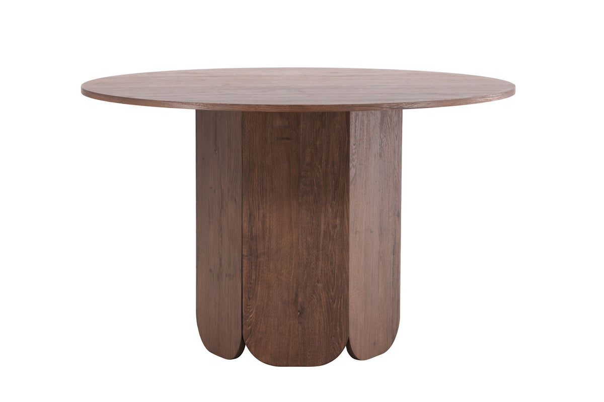 Tekla Esstisch rund in Mokka präsentiert im Onlineshop von KAQTU Design AG. Esstisch ist von Venture Home