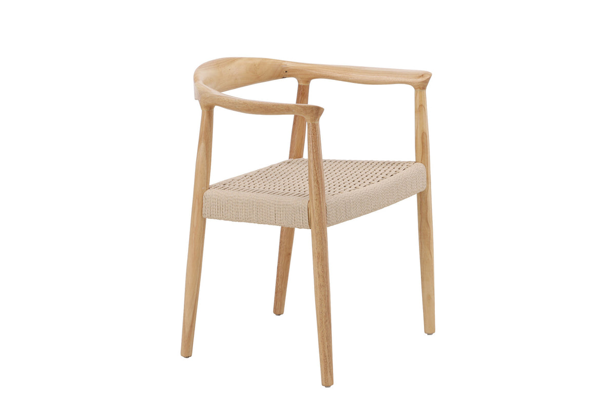 Lovön Esszimmerstuhl in Weisswäsche präsentiert im Onlineshop von KAQTU Design AG. Stuhl ist von Vind