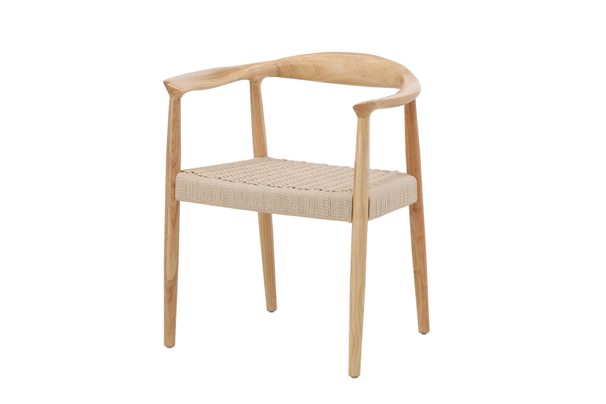Lovön Esszimmerstuhl in Weisswäsche präsentiert im Onlineshop von KAQTU Design AG. Stuhl ist von Vind