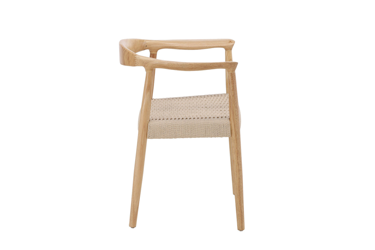 Lovön Esszimmerstuhl in Weisswäsche präsentiert im Onlineshop von KAQTU Design AG. Stuhl ist von Vind