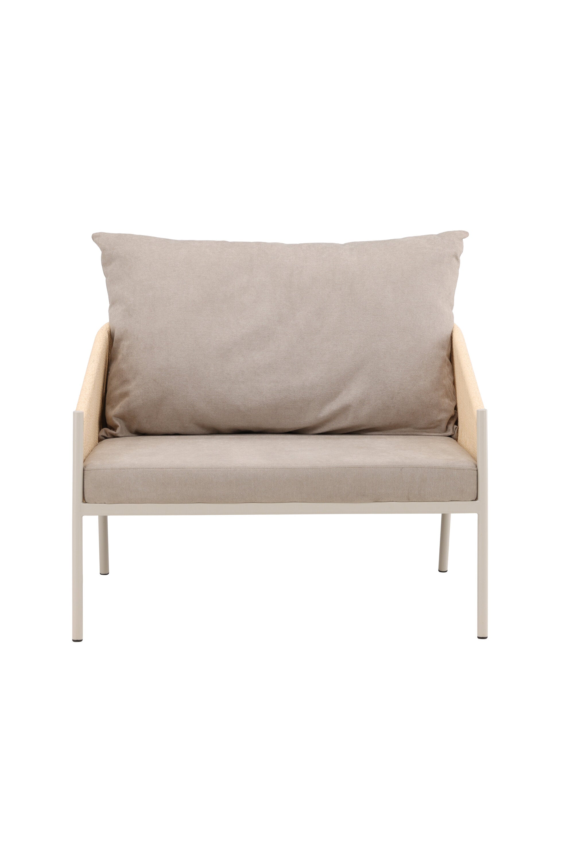 Louie Sessel in Beige präsentiert im Onlineshop von KAQTU Design AG. Sessel mit Armlehnen ist von Vind