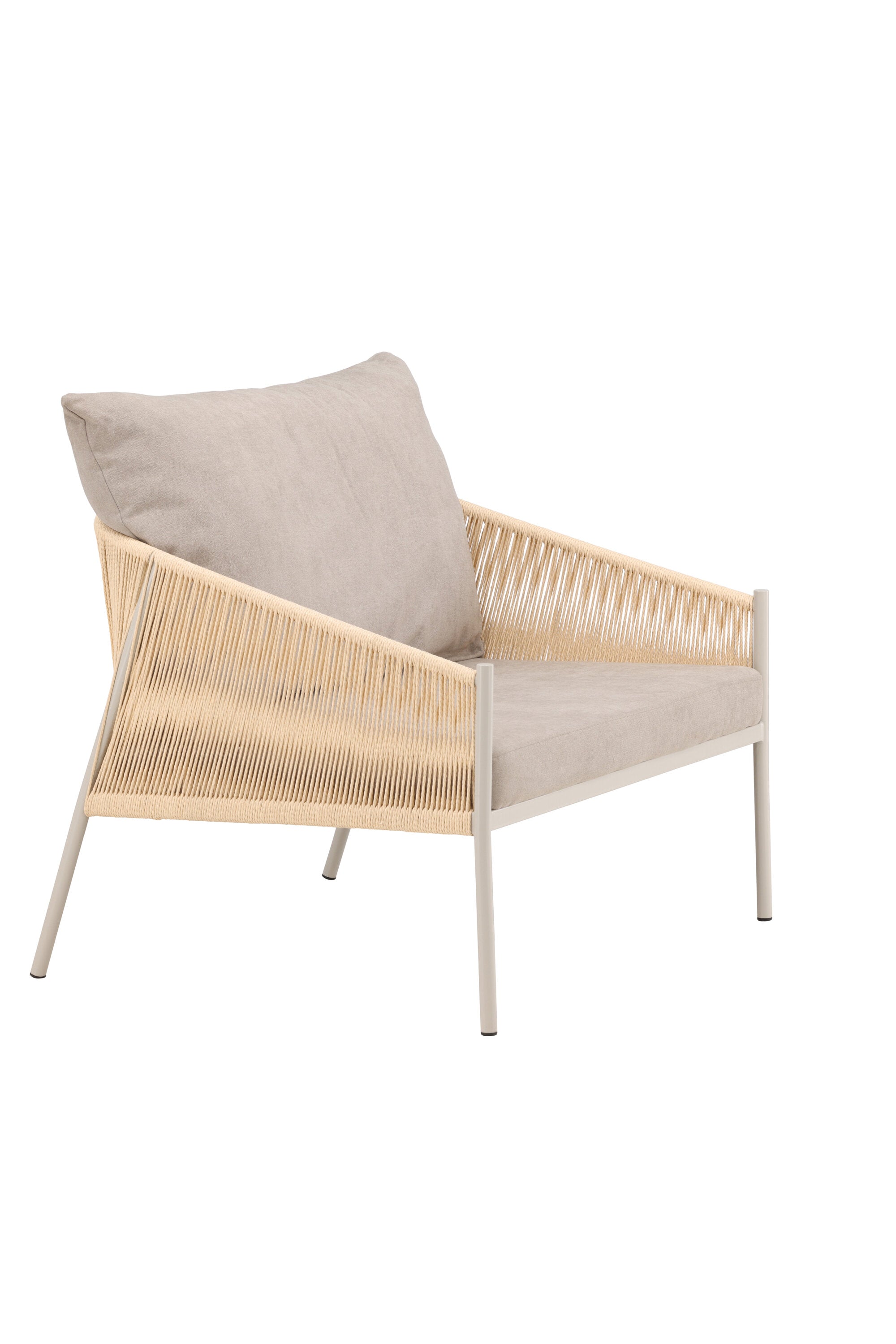 Louie Sessel in Beige präsentiert im Onlineshop von KAQTU Design AG. Sessel mit Armlehnen ist von Vind