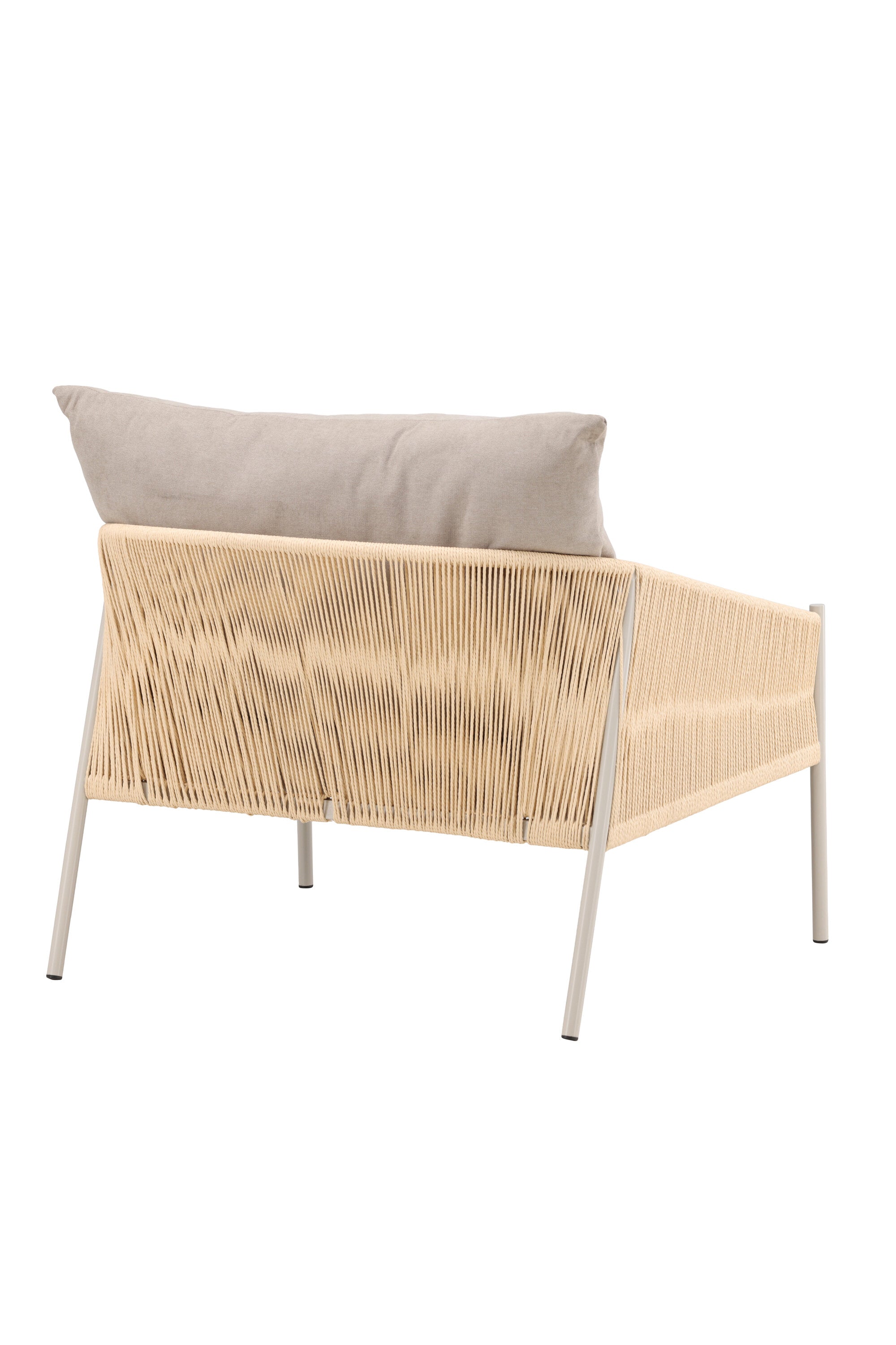 Louie Sessel in Beige präsentiert im Onlineshop von KAQTU Design AG. Sessel mit Armlehnen ist von Vind