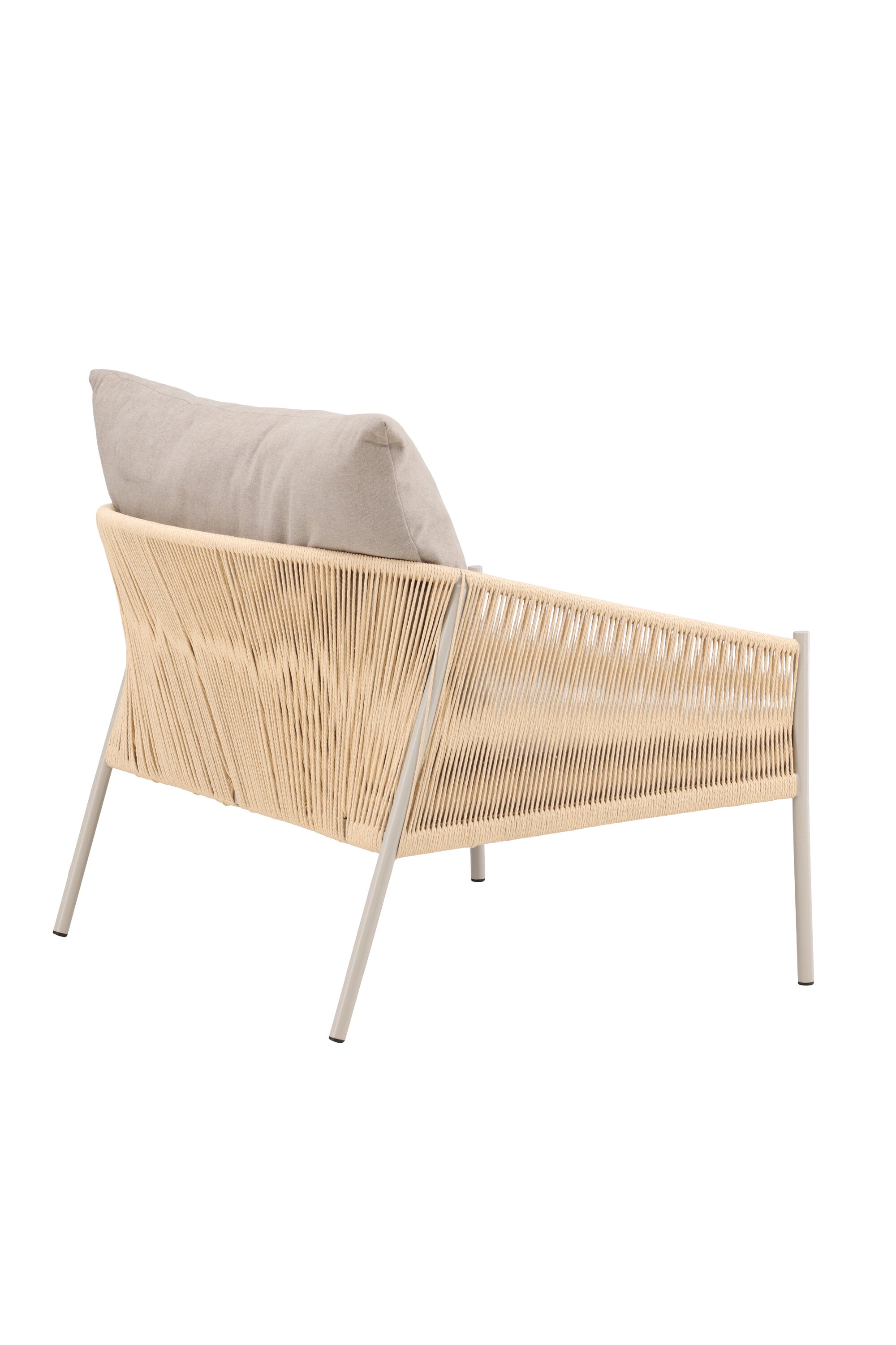 Louie Sessel in Beige präsentiert im Onlineshop von KAQTU Design AG. Sessel mit Armlehnen ist von Vind