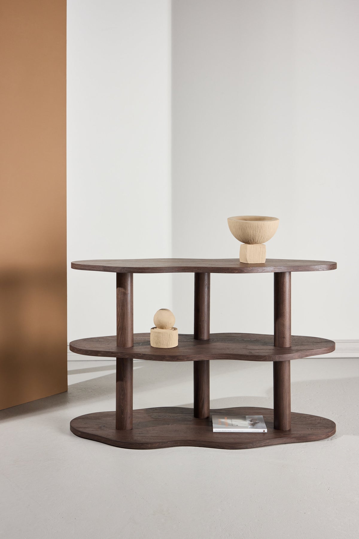 Moln Regal in Mokka präsentiert im Onlineshop von KAQTU Design AG. Standregal ist von Vind
