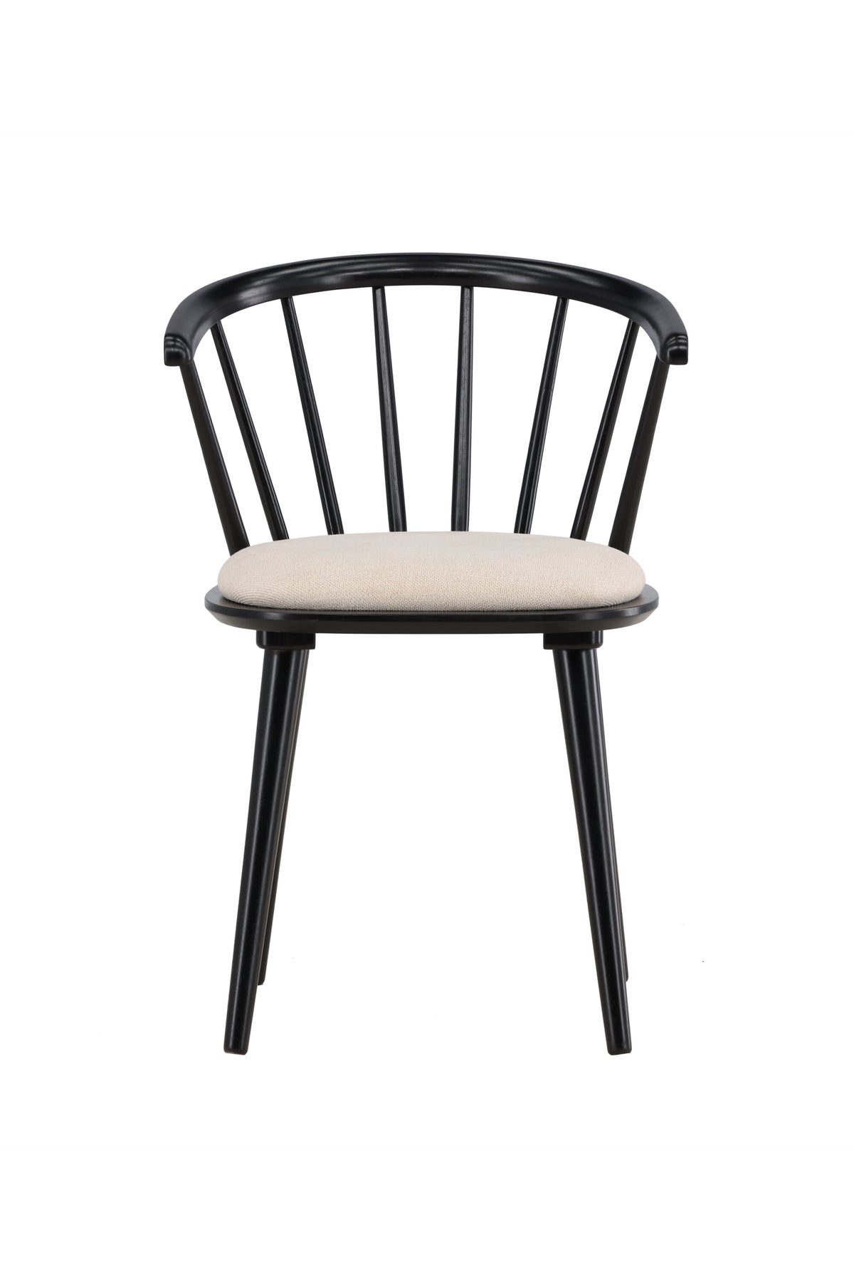 Bobby Esszimmerstuhl in Schwarz präsentiert im Onlineshop von KAQTU Design AG. Gartenstuhl mit Armlehnen ist von Venture Home