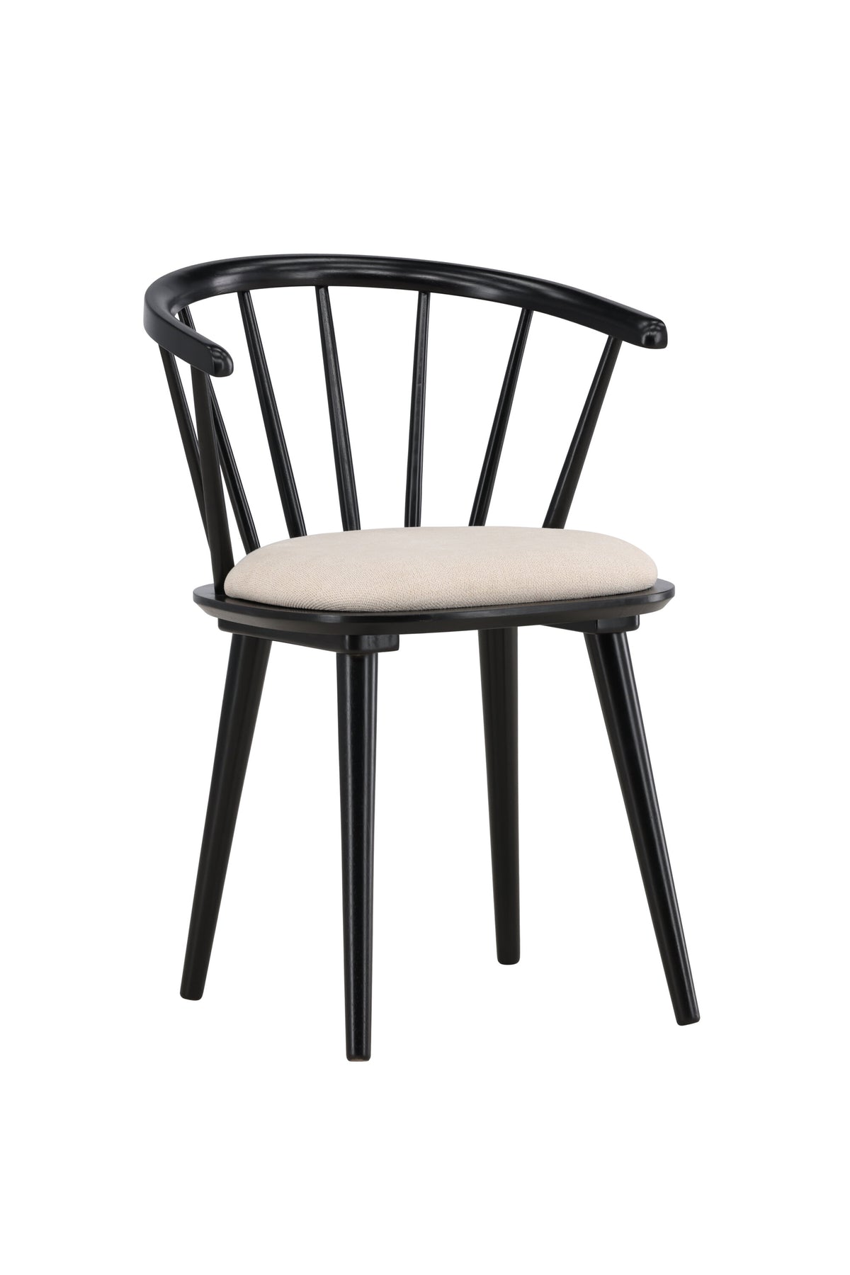 Bobby Esszimmerstuhl in Schwarz präsentiert im Onlineshop von KAQTU Design AG. Gartenstuhl mit Armlehnen ist von Venture Home