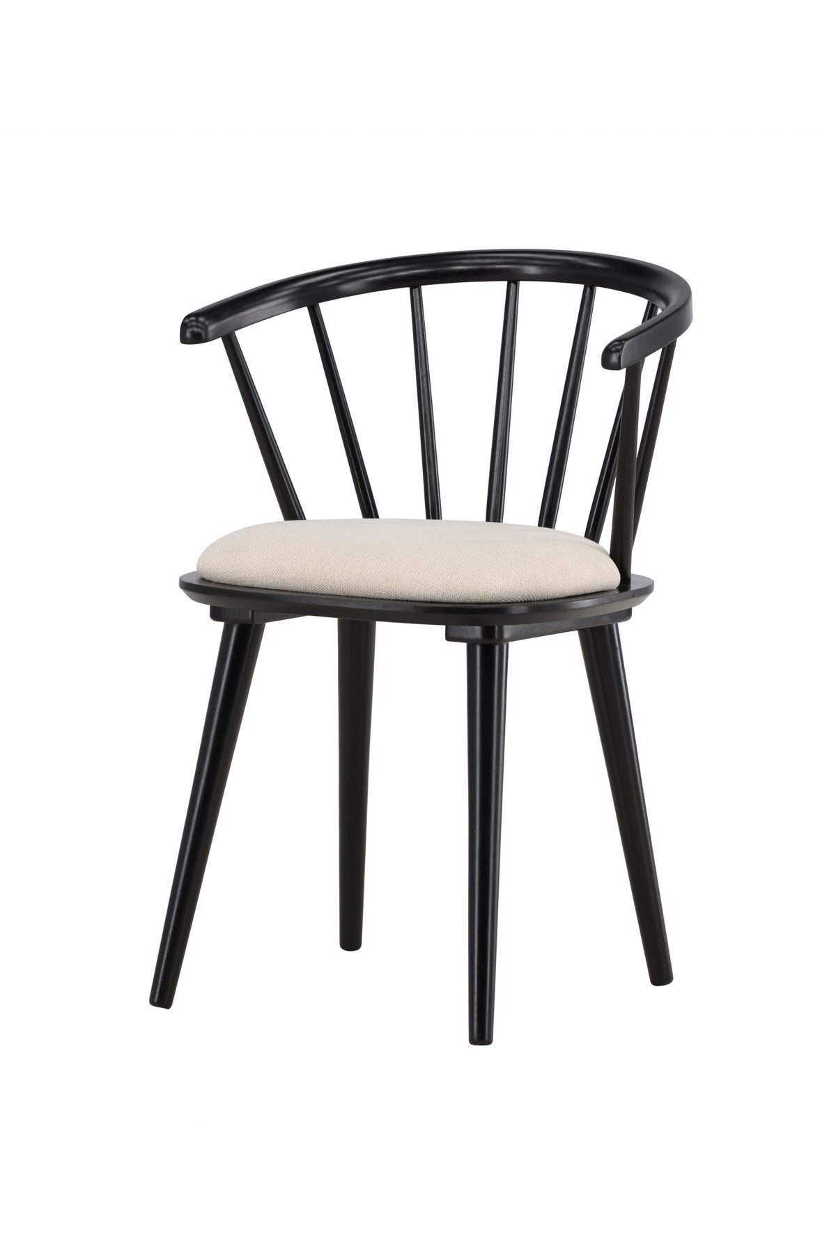 Bobby Esszimmerstuhl in Schwarz präsentiert im Onlineshop von KAQTU Design AG. Gartenstuhl mit Armlehnen ist von Venture Home