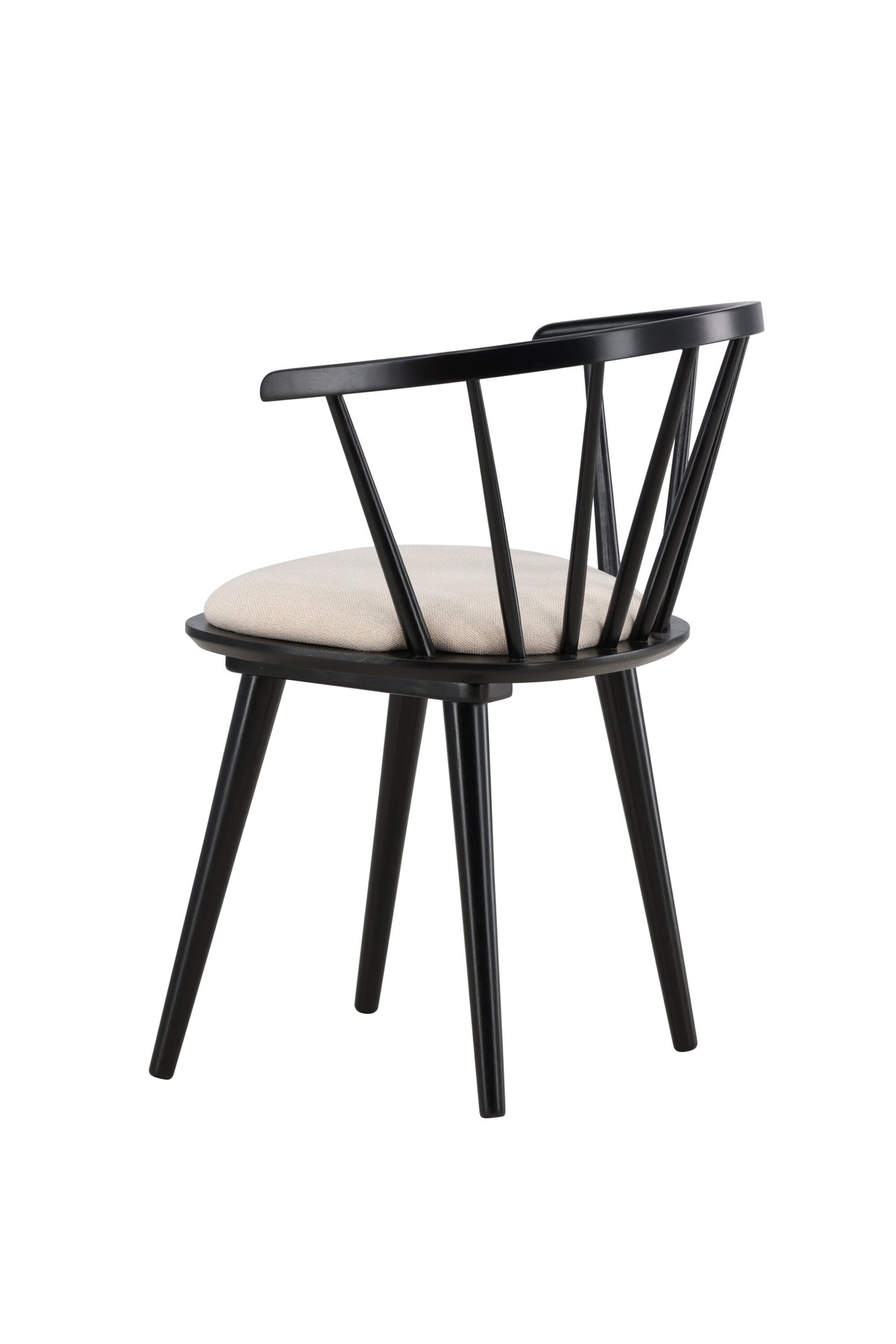 Bobby Esszimmerstuhl in Schwarz präsentiert im Onlineshop von KAQTU Design AG. Gartenstuhl mit Armlehnen ist von Venture Home