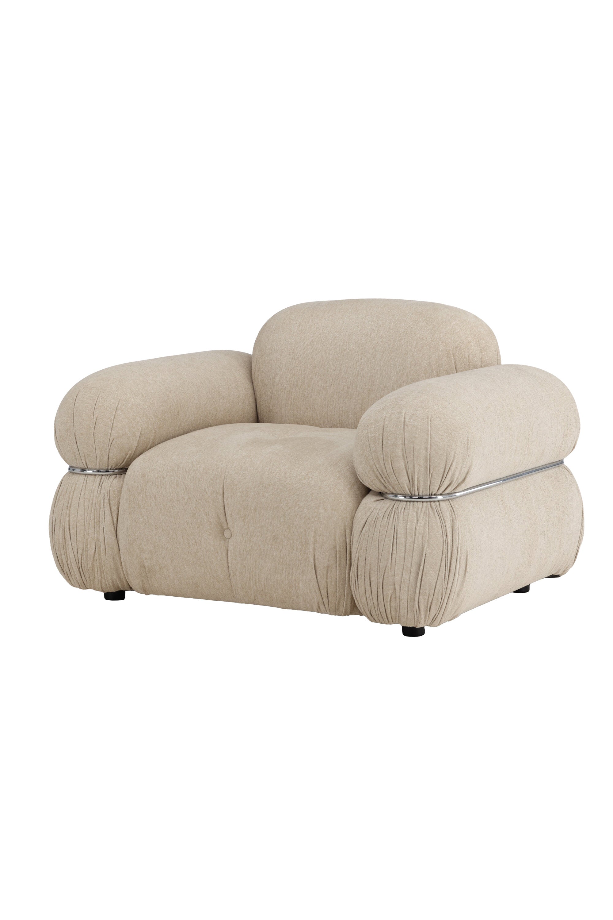 Mika Loungestuhl in Beige präsentiert im Onlineshop von KAQTU Design AG. Outdoor-Sessel ist von Venture Home