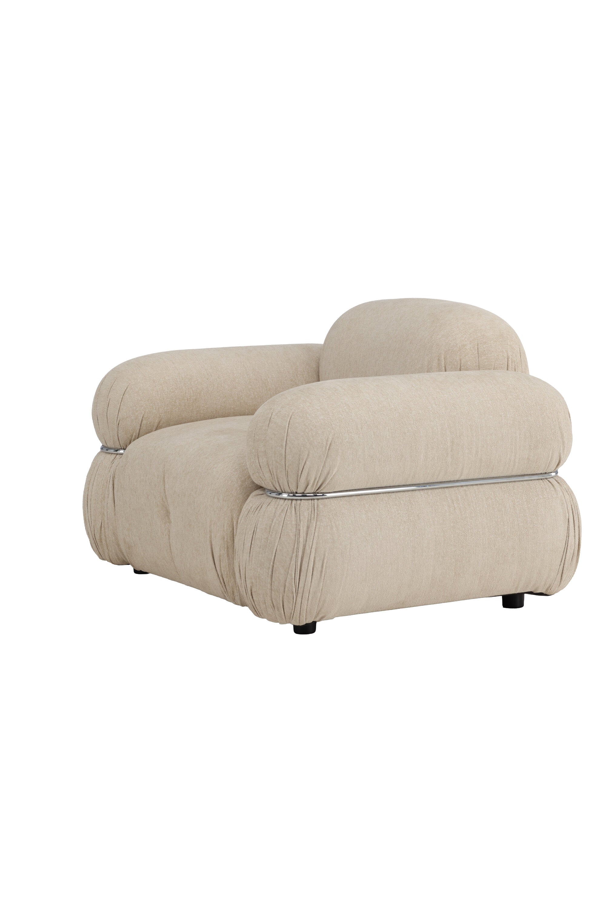 Mika Loungestuhl in Beige präsentiert im Onlineshop von KAQTU Design AG. Outdoor-Sessel ist von Venture Home