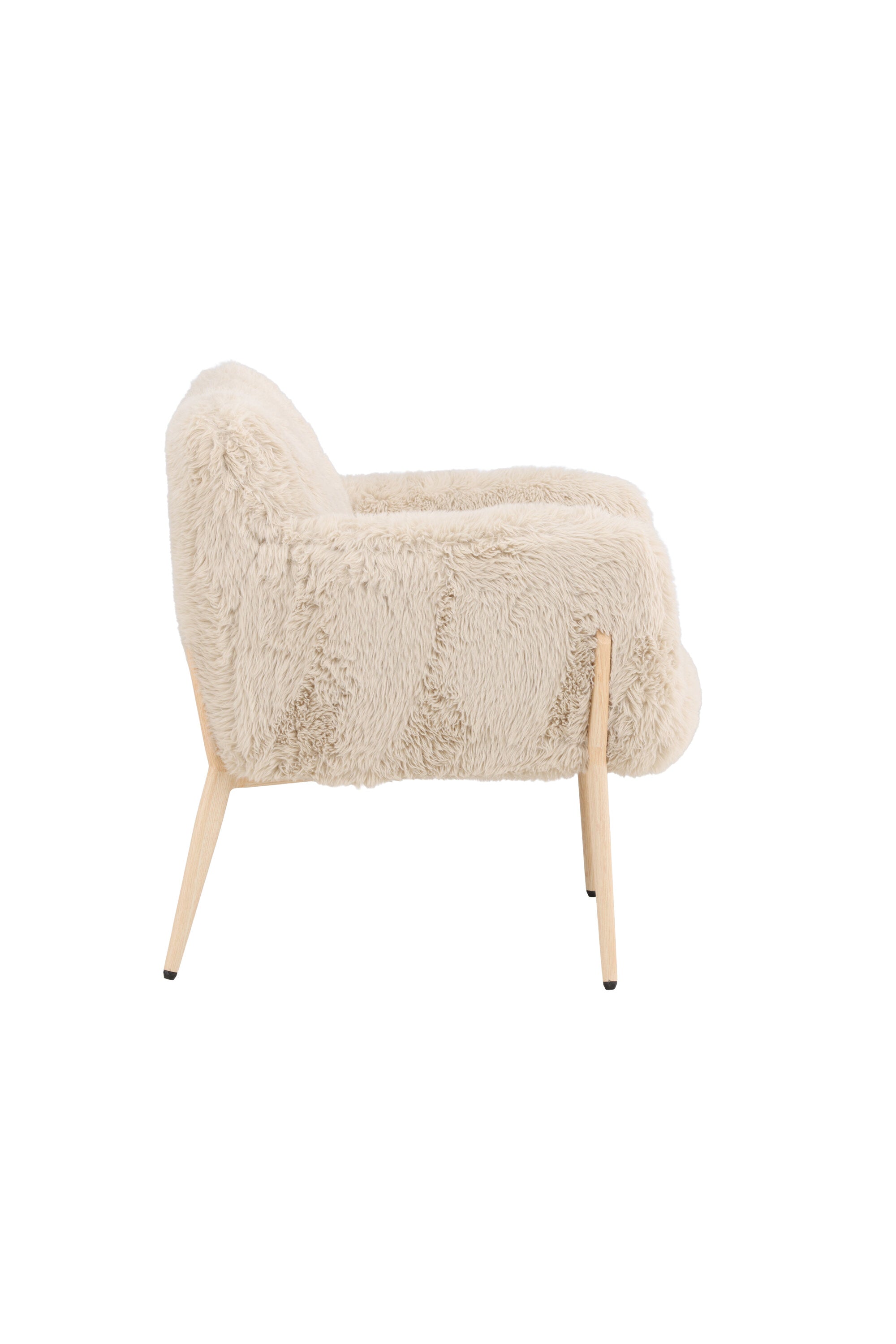 Zenzi Sessel in Beige präsentiert im Onlineshop von KAQTU Design AG. Sessel mit Armlehnen ist von Venture Home