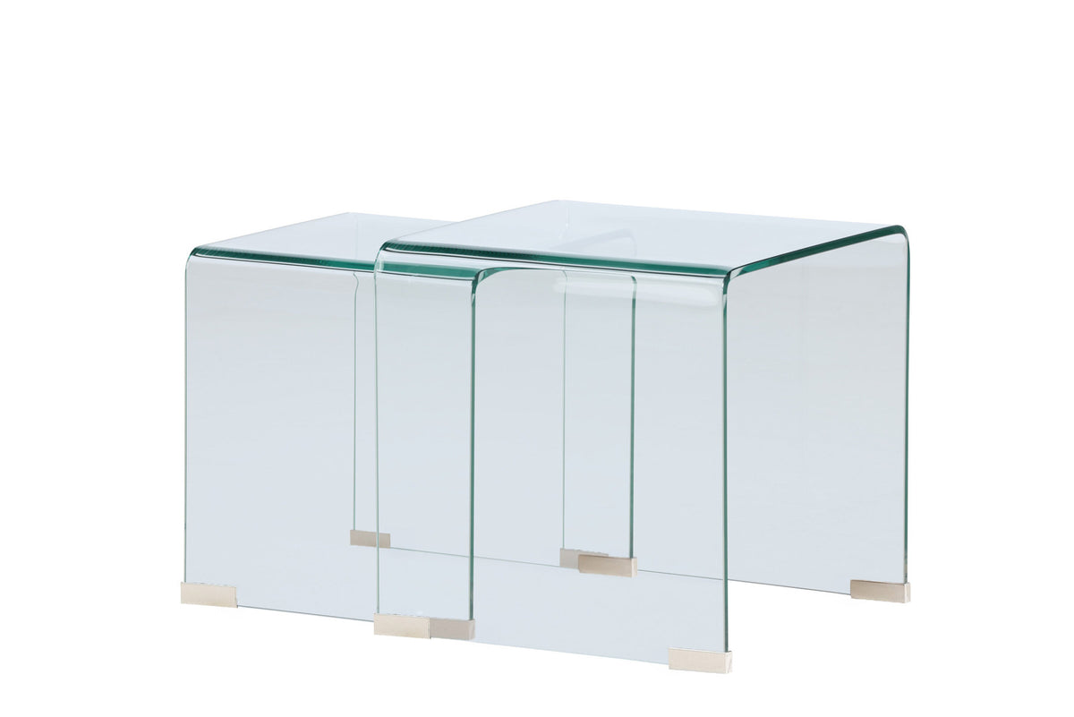 Telemark Beistelltisch in Transparent präsentiert im Onlineshop von KAQTU Design AG. Couchtisch ist von Venture Home