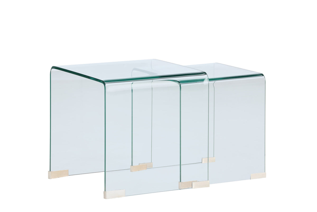 Telemark Beistelltisch in Transparent präsentiert im Onlineshop von KAQTU Design AG. Couchtisch ist von Venture Home