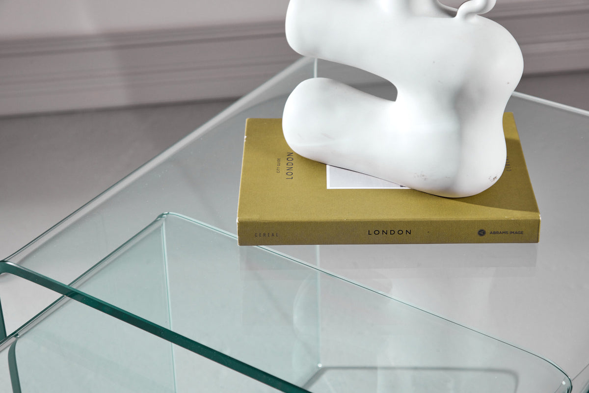 Telemark Beistelltisch in Transparent präsentiert im Onlineshop von KAQTU Design AG. Couchtisch ist von Venture Home