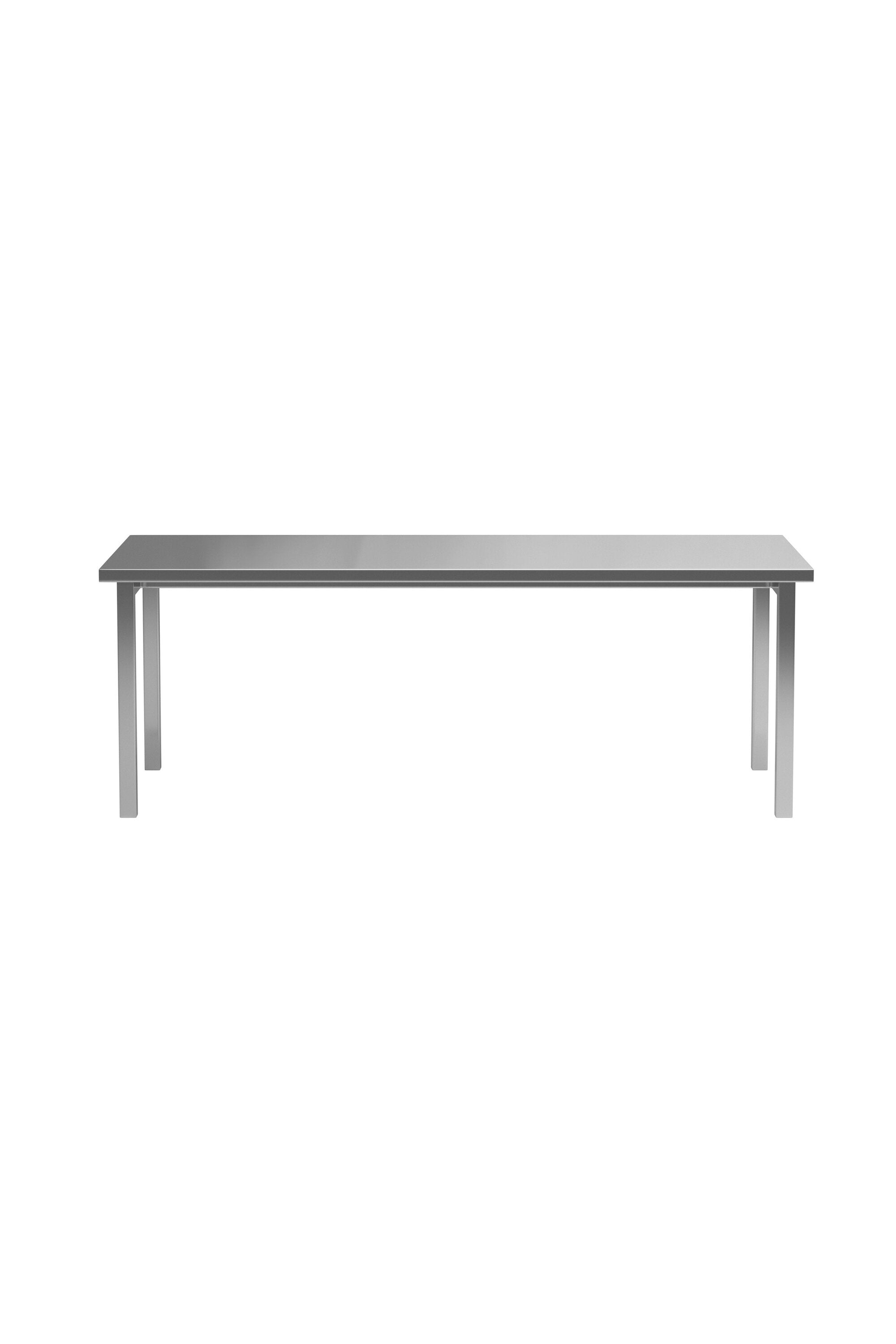 Cilo Rechteckiger Esstisch in Silber präsentiert im Onlineshop von KAQTU Design AG. Gartentisch ist von Venture Home