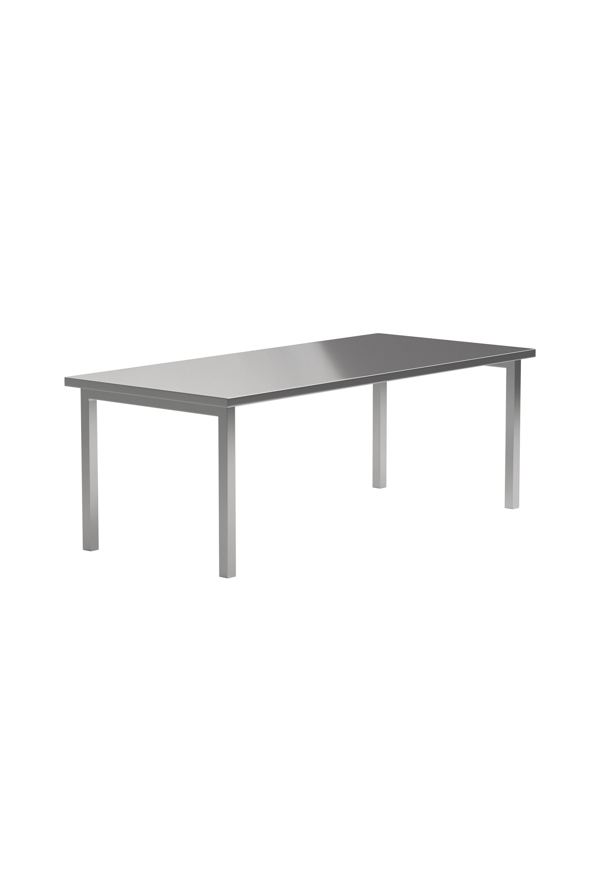 Cilo Rechteckiger Esstisch in Silber präsentiert im Onlineshop von KAQTU Design AG. Gartentisch ist von Venture Home
