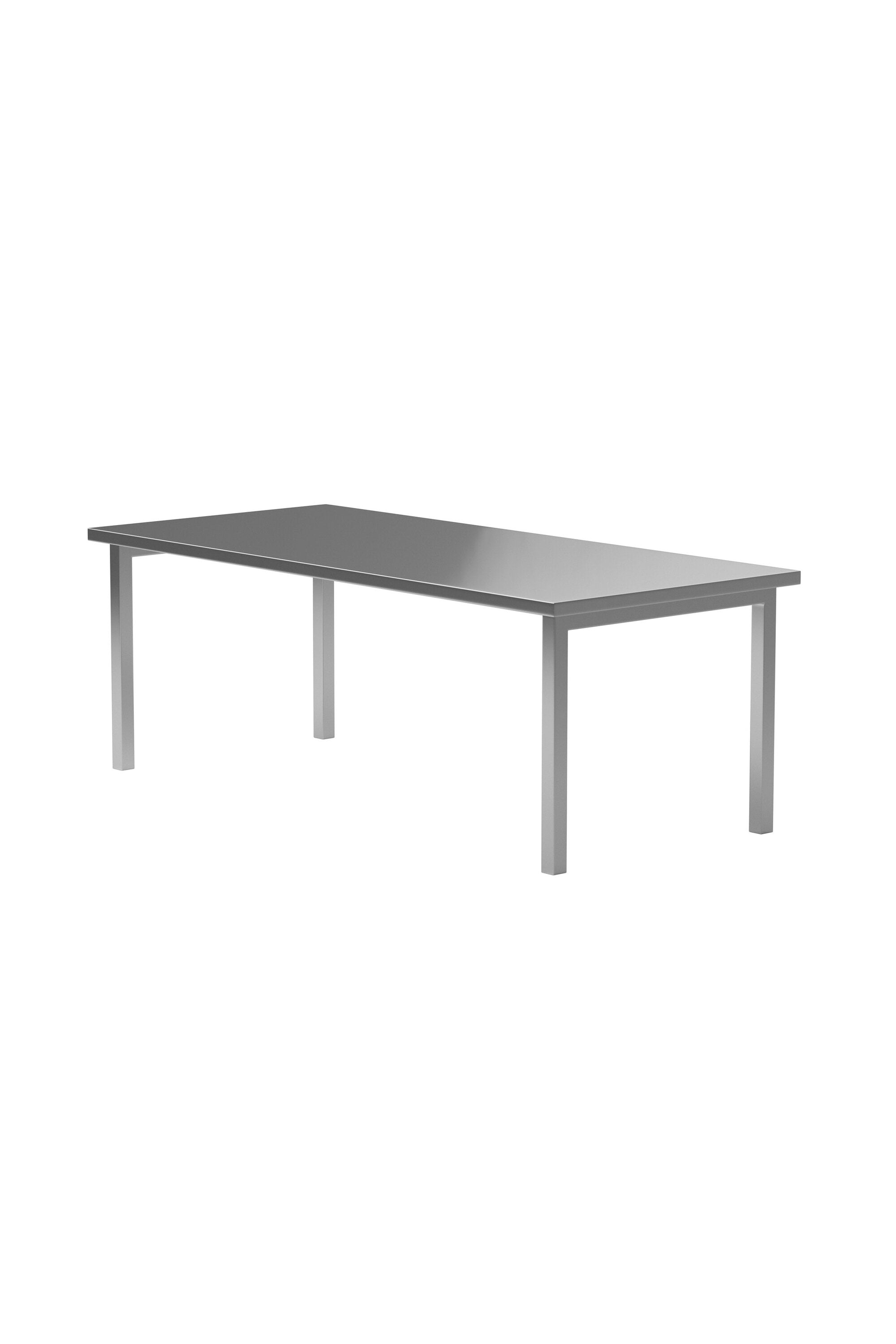 Cilo Rechteckiger Esstisch in Silber präsentiert im Onlineshop von KAQTU Design AG. Gartentisch ist von Venture Home
